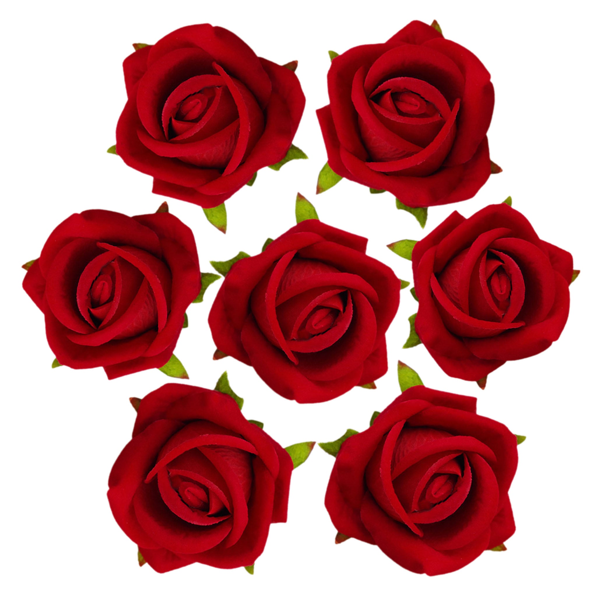 Artificial Flowers Silk Rosebud Flower Heads