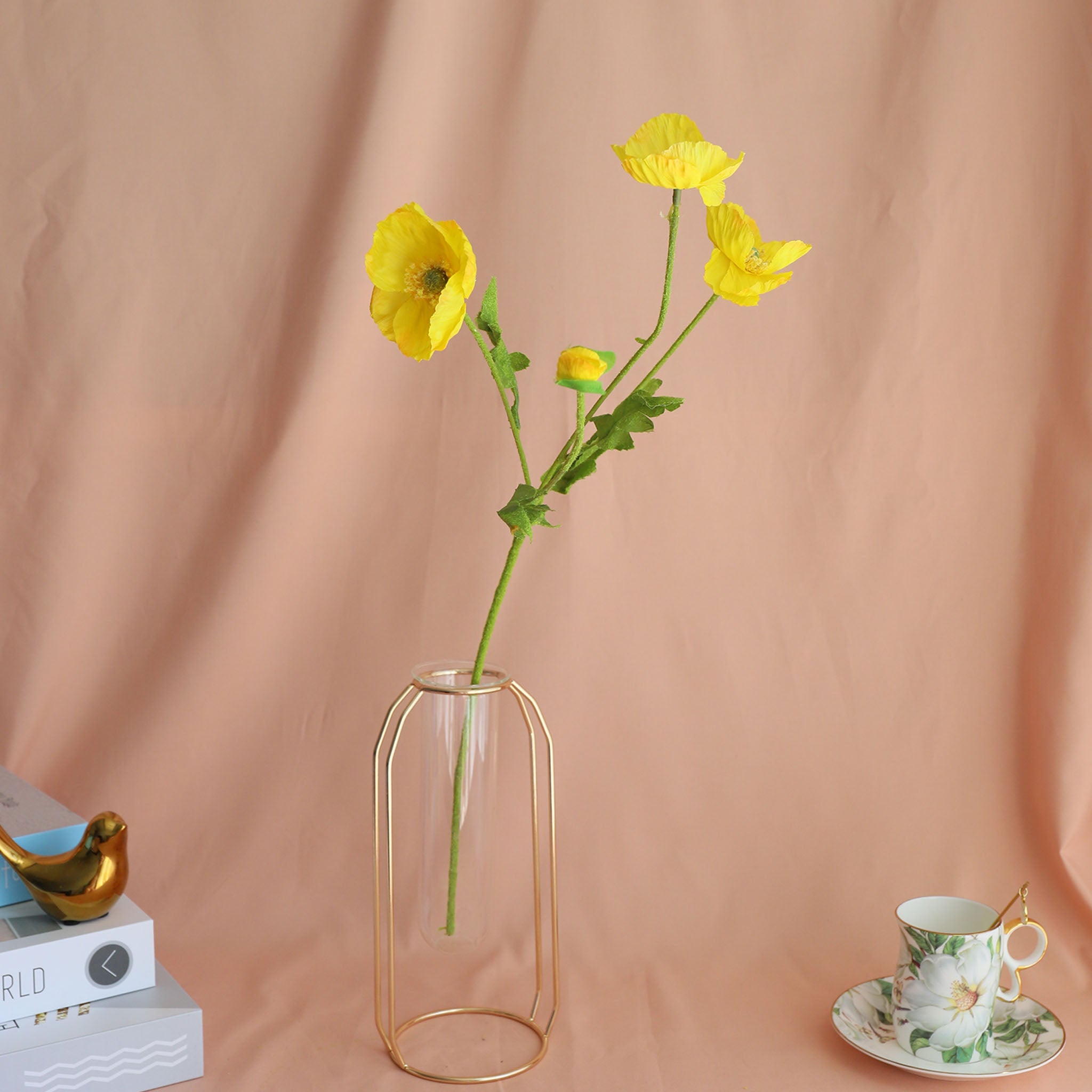 Artificial Poppies Silk Poppy Flowers