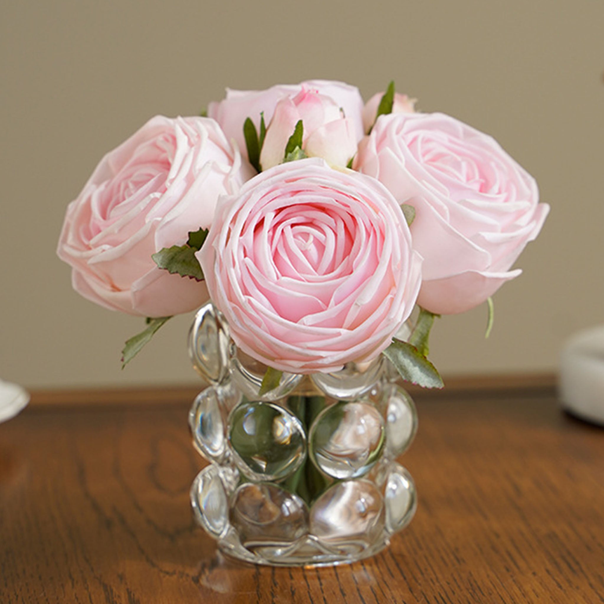 Realisic Fake Flowers Real Touch Rose Bouquet