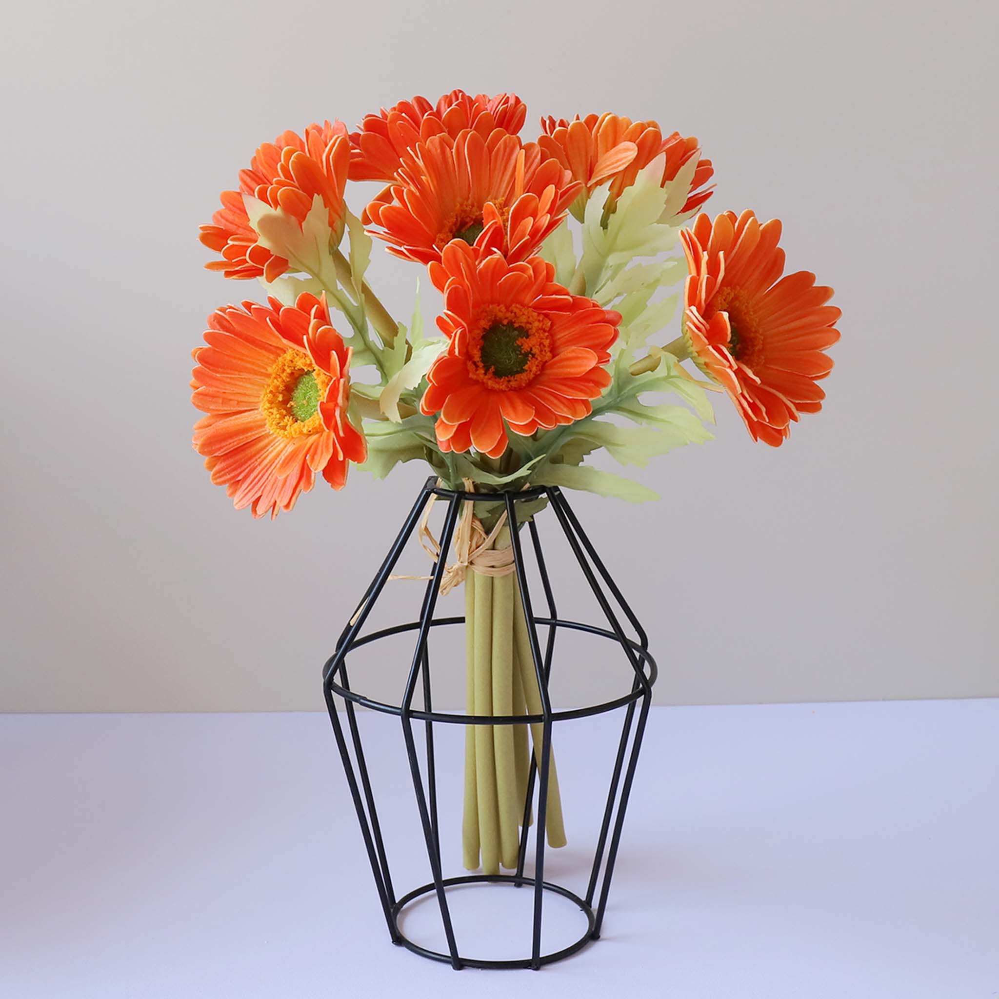 Artificial Gerbera Daisy Bouquet Real Touch Flowers for Wedding Bouquets