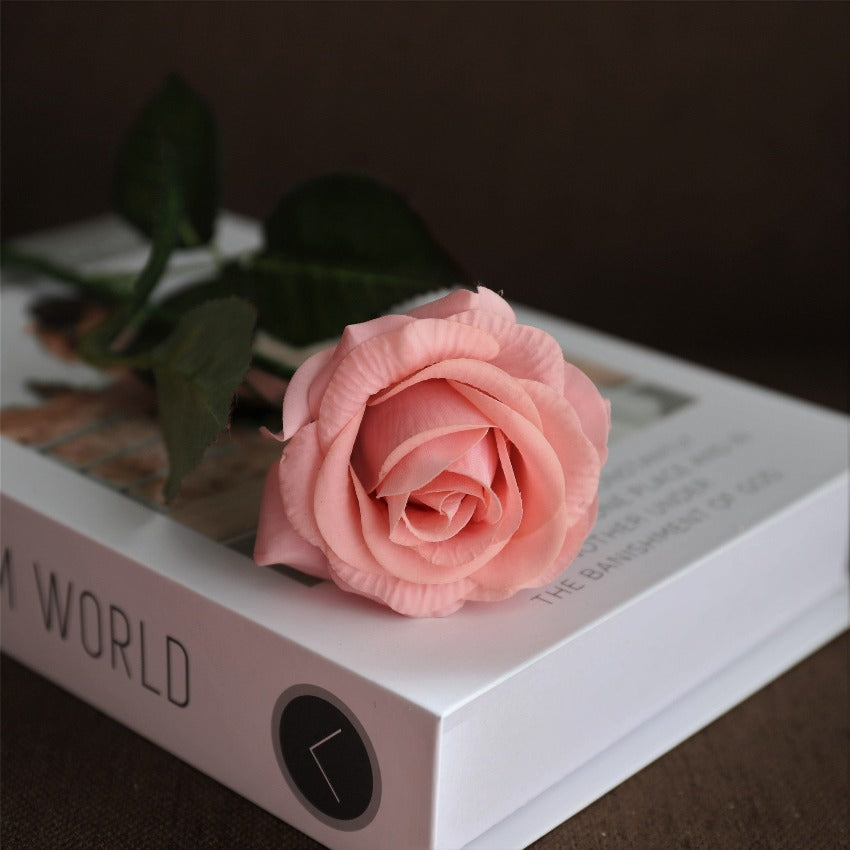 Realistic Fake Flowers Silk Latex Real Touch Roses