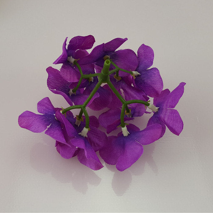 Silk Hydrangea Artificial Hydrangea 20 Flowers for Crafts Cake Topper Backdrops