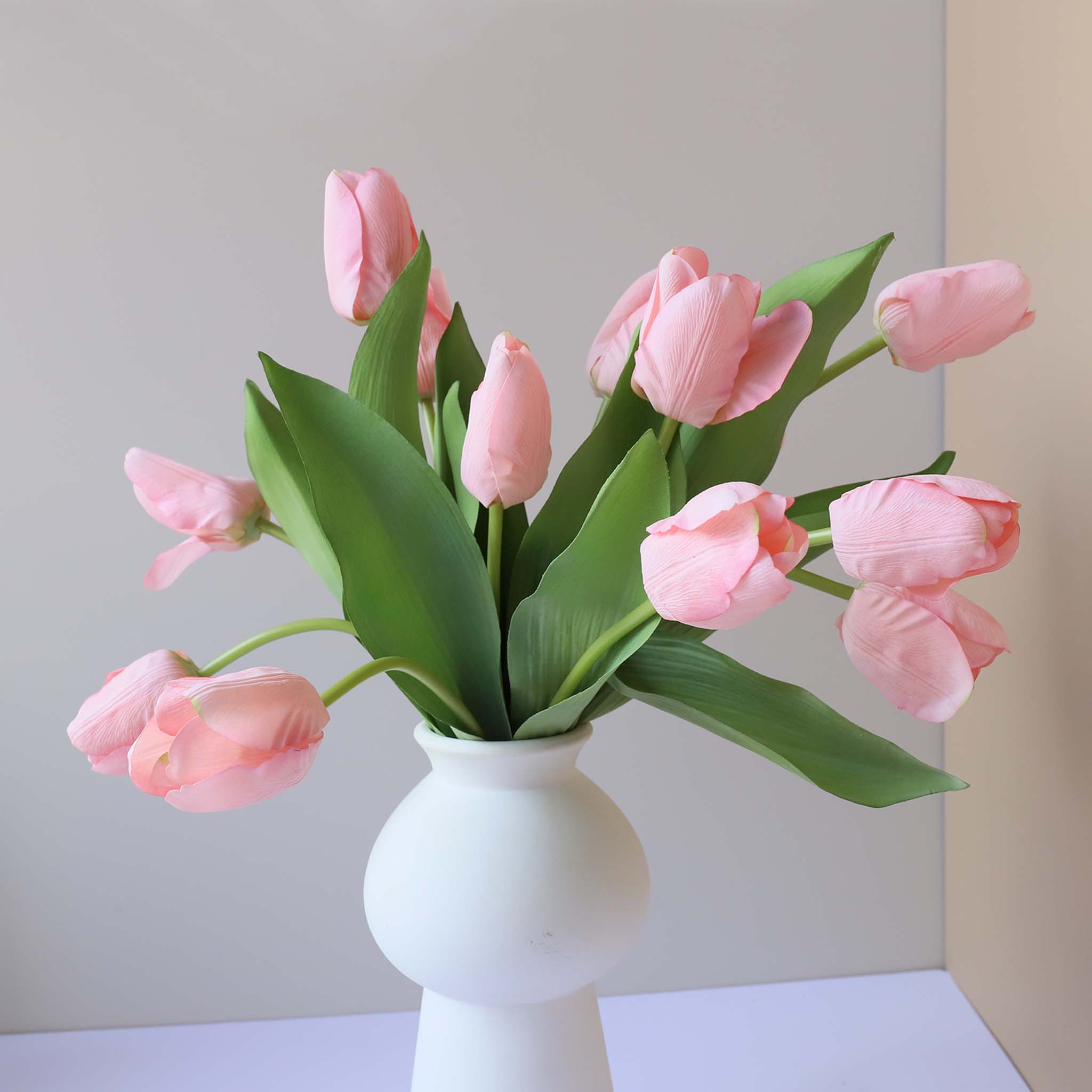 Real Touch Tulips Silk Flowers for Home Decor