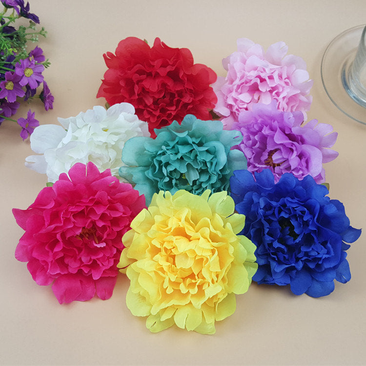 Large Peony Flower Heads 50 Bulk for Flowe Wall Backdrops