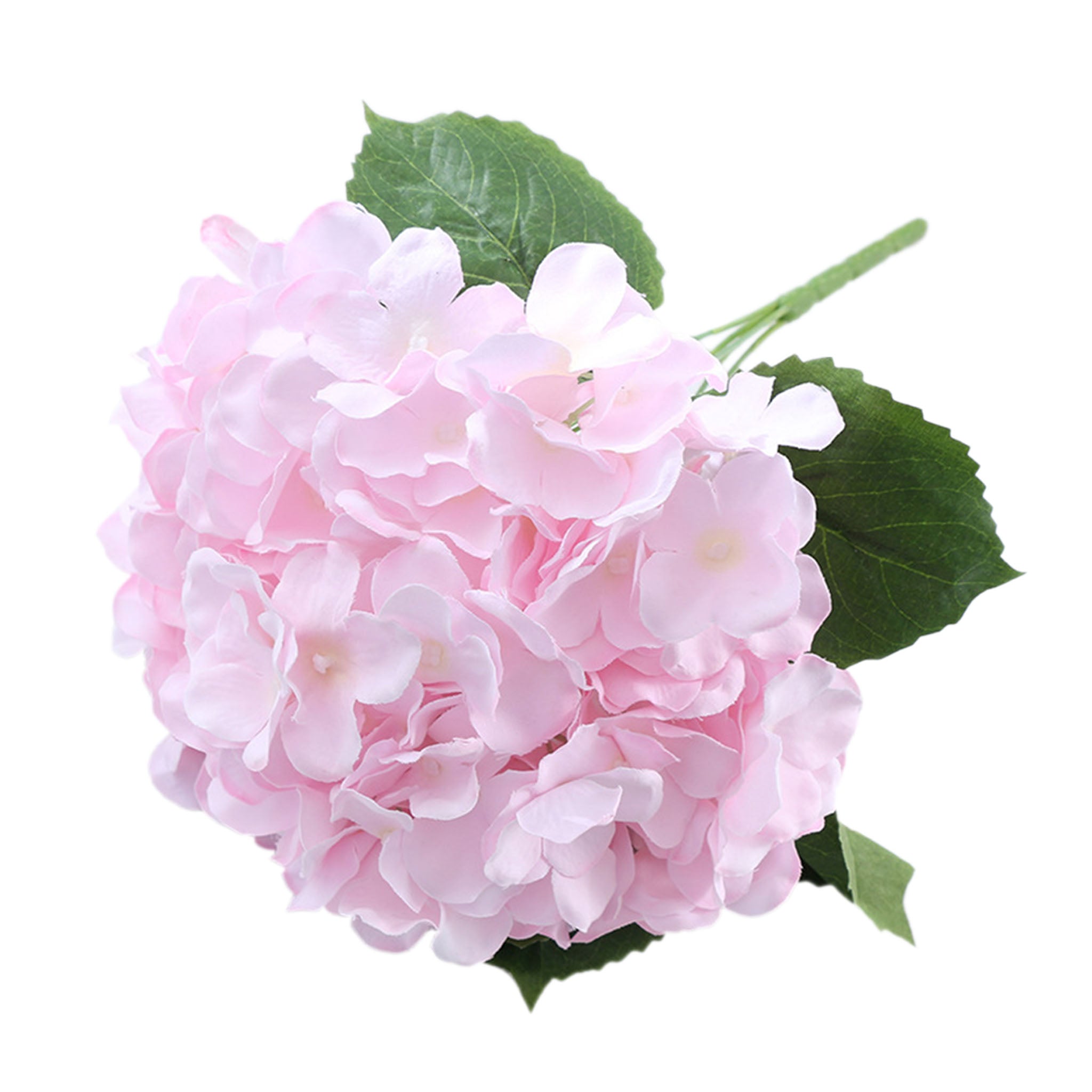 Small Artificial Hydrangea Bunch Blue White Pink Yellow
