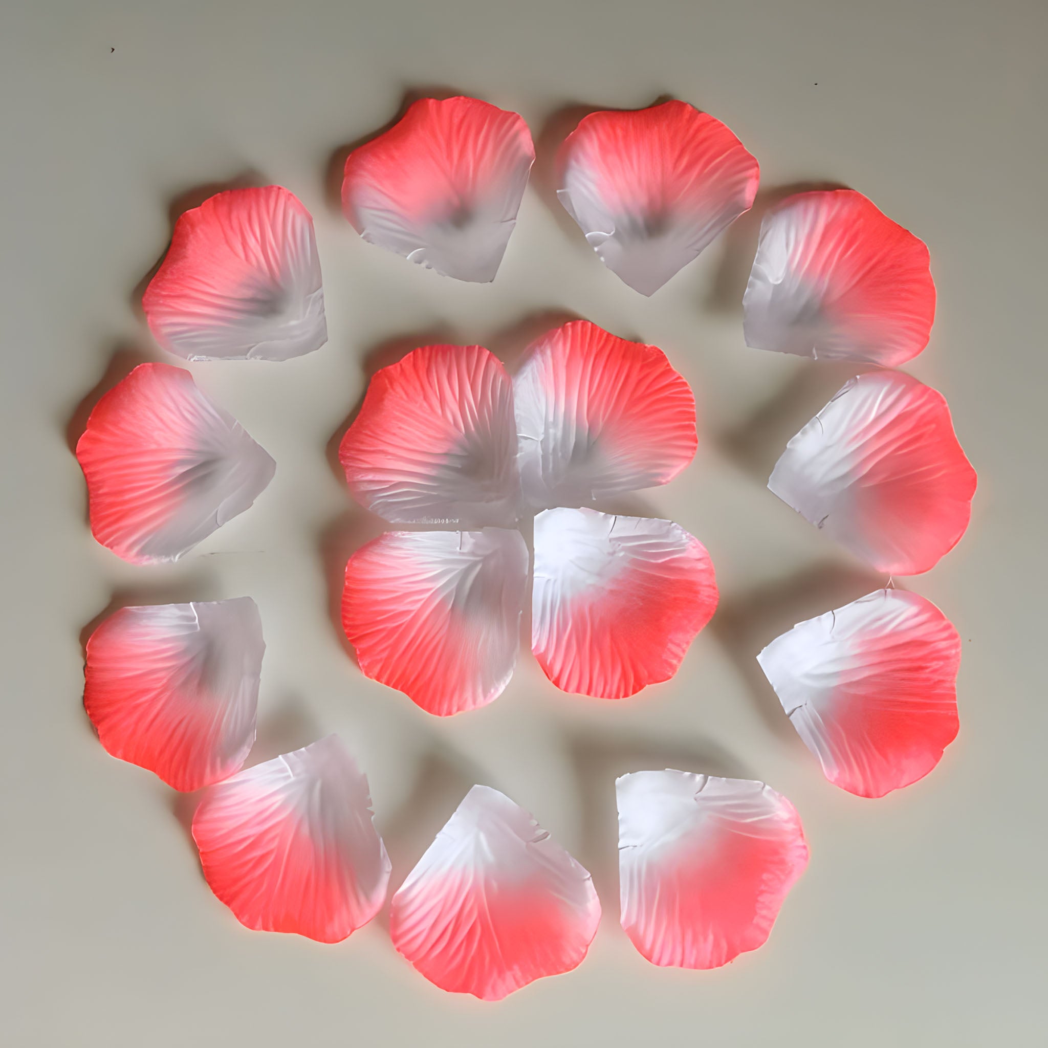 Coral Rose Petals Artificial Flower Silk Petals Bulk 1000 pcs