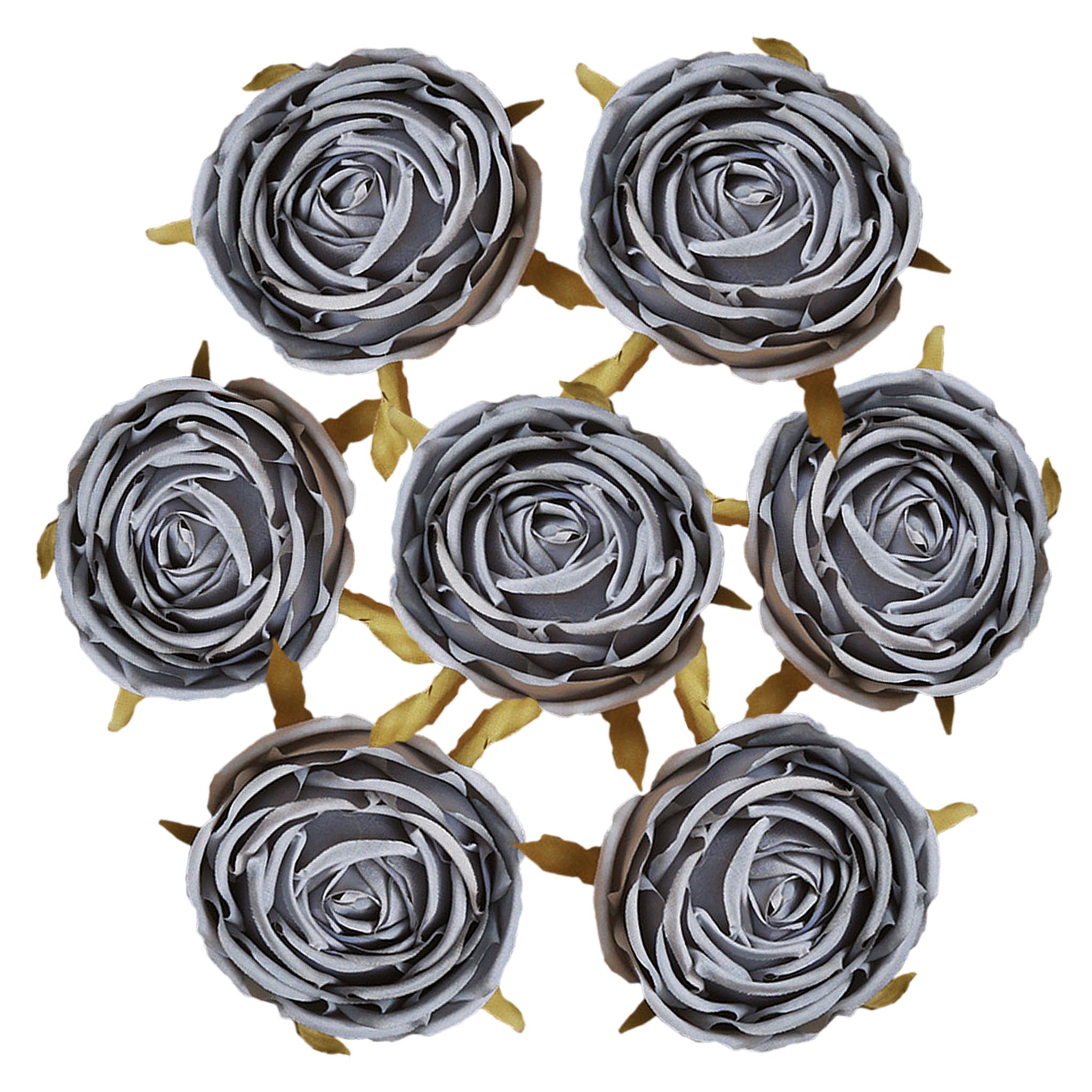 Bulk Artificial Flowers Silk Rose Heads