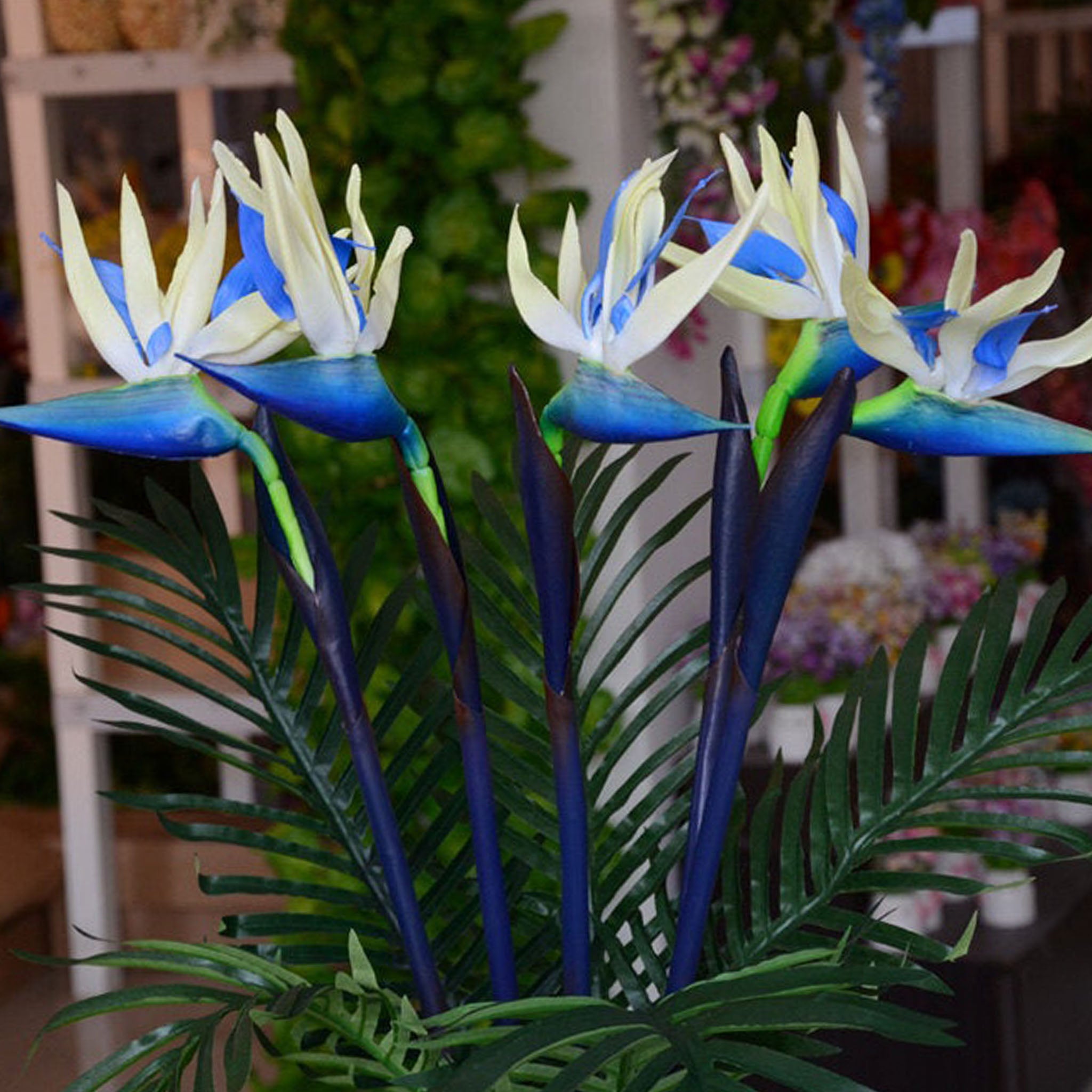 Real Touch Flowers Fake Bird Of Paradise 10 Stems