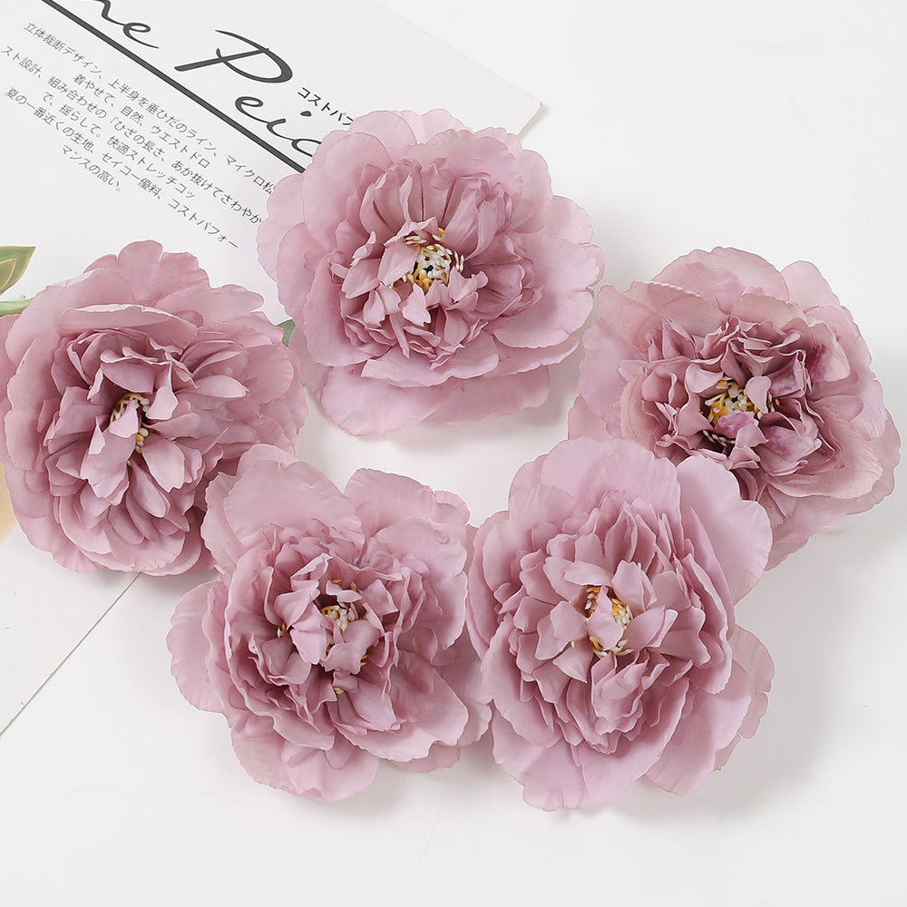 Wholesale Peony Flowers Silk Flower Heads