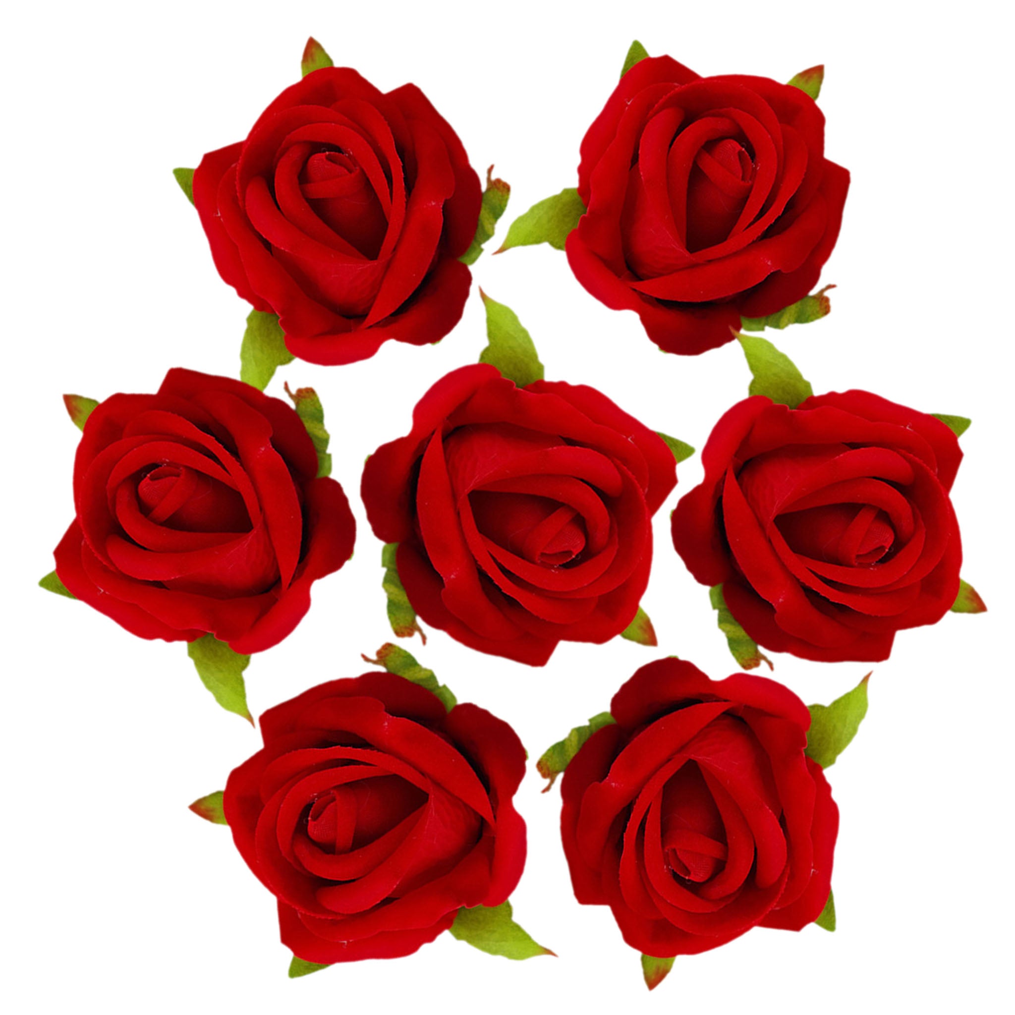 Artificial Flowers Silk Rosebud Flower Heads
