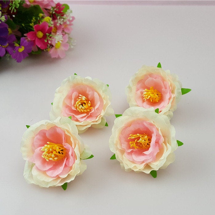 Small Silk Flowers 100 Bulk 2"