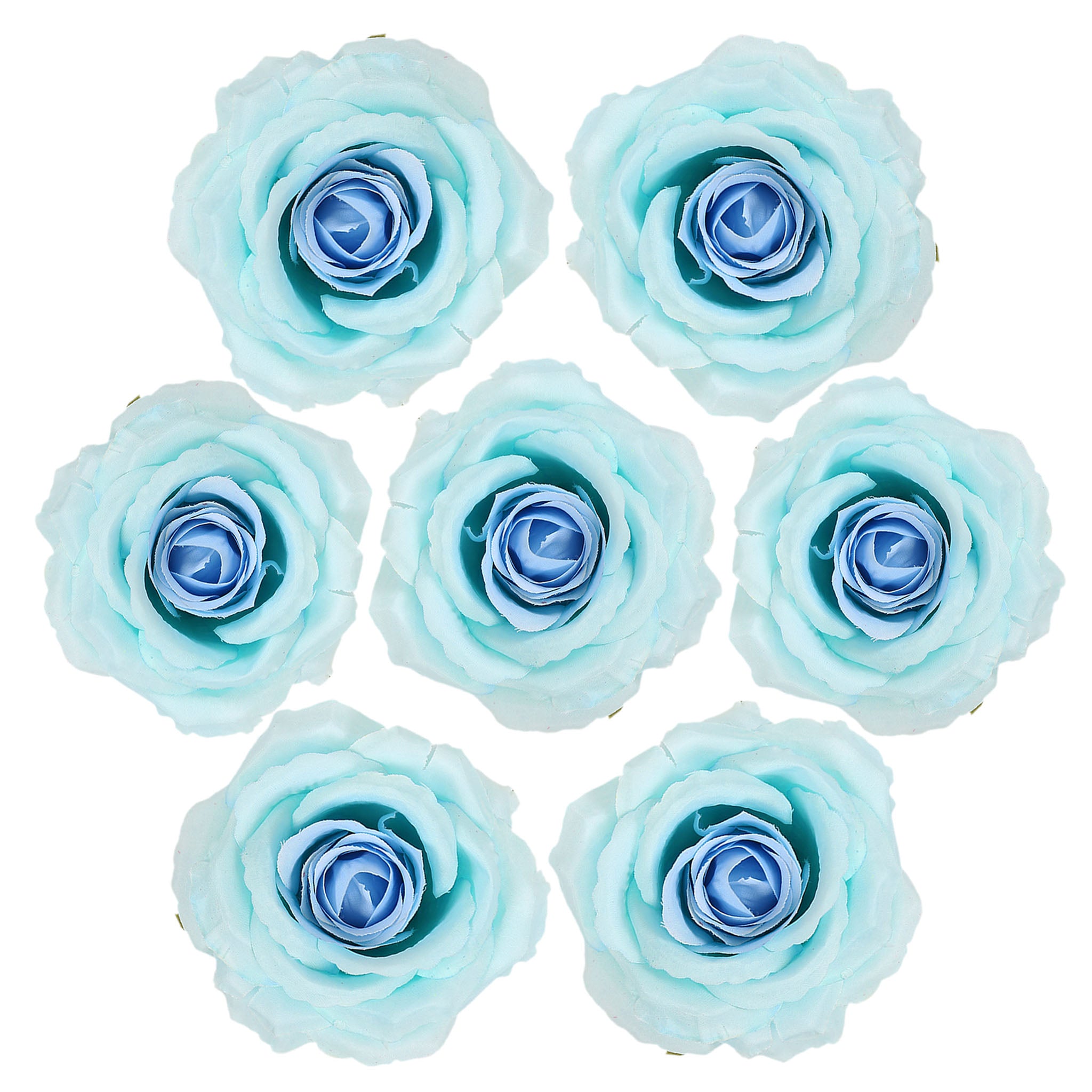 Bulk Big Silk Rose Flower Heads 4.3 inch