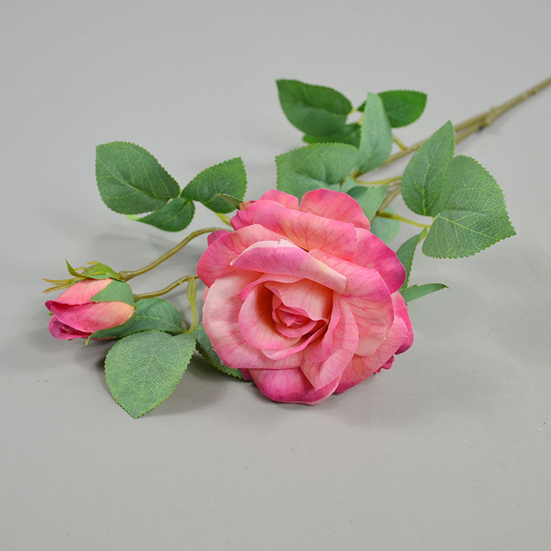 Realistic Spray Roses Artificial Flowers 26"