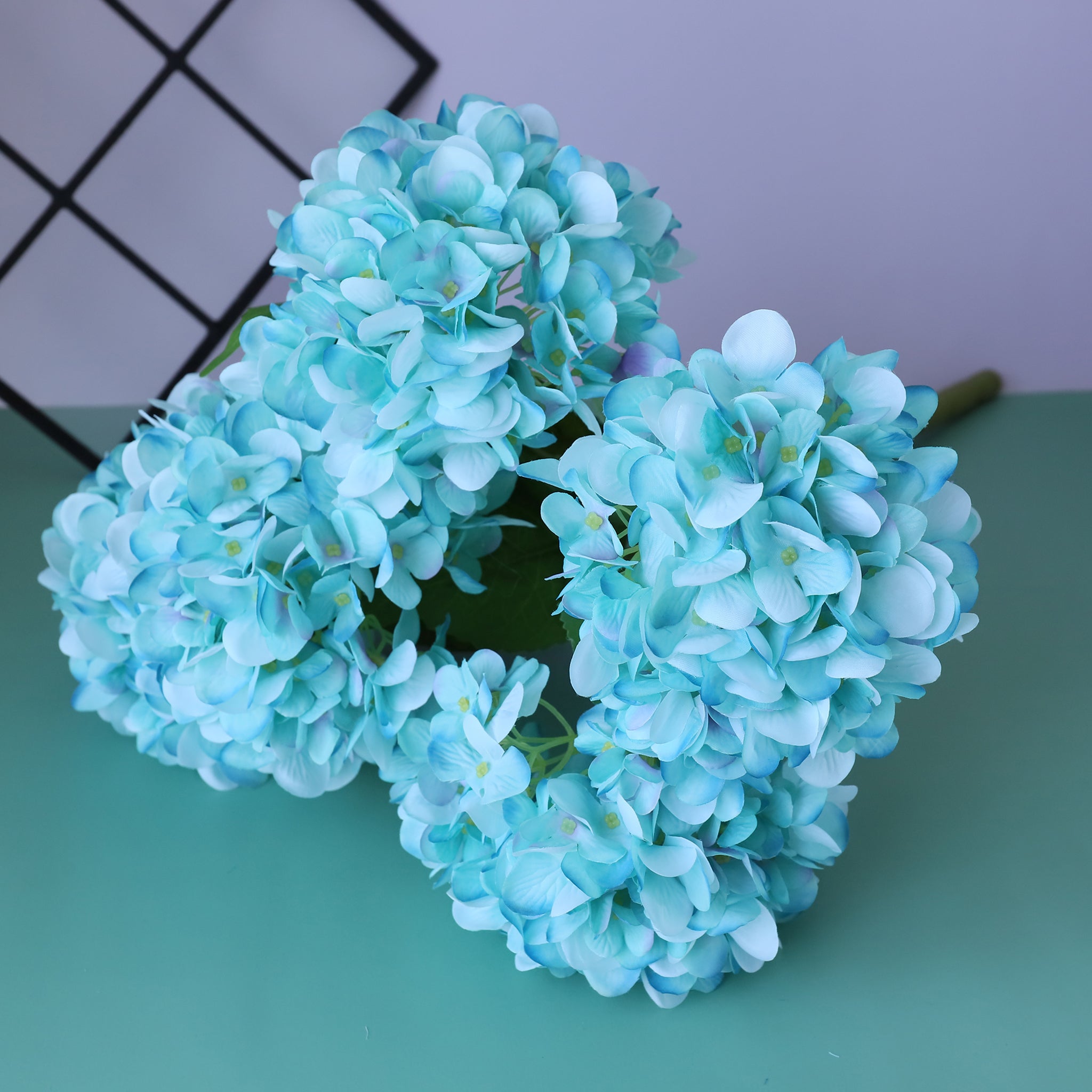Blue Hydrangea Silk Hydrangea Blooms