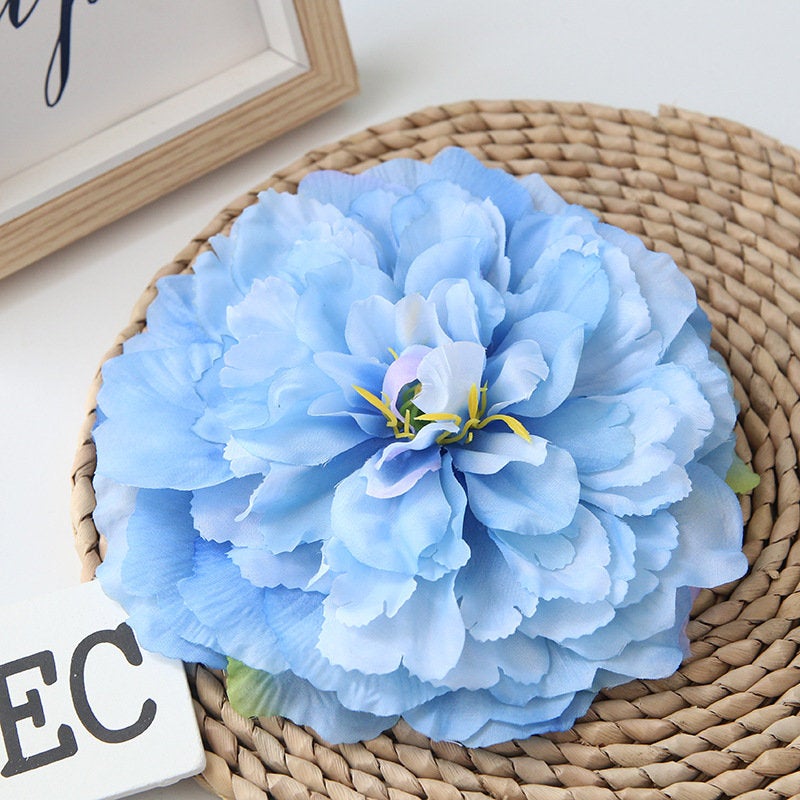 Bulk Large Peony Flowers Silk Flower Heads 6.3"