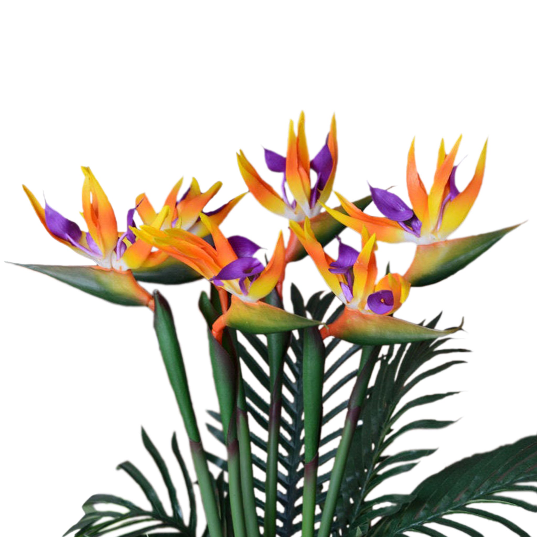 Real Touch Flowers Fake Bird Of Paradise 10 Stems