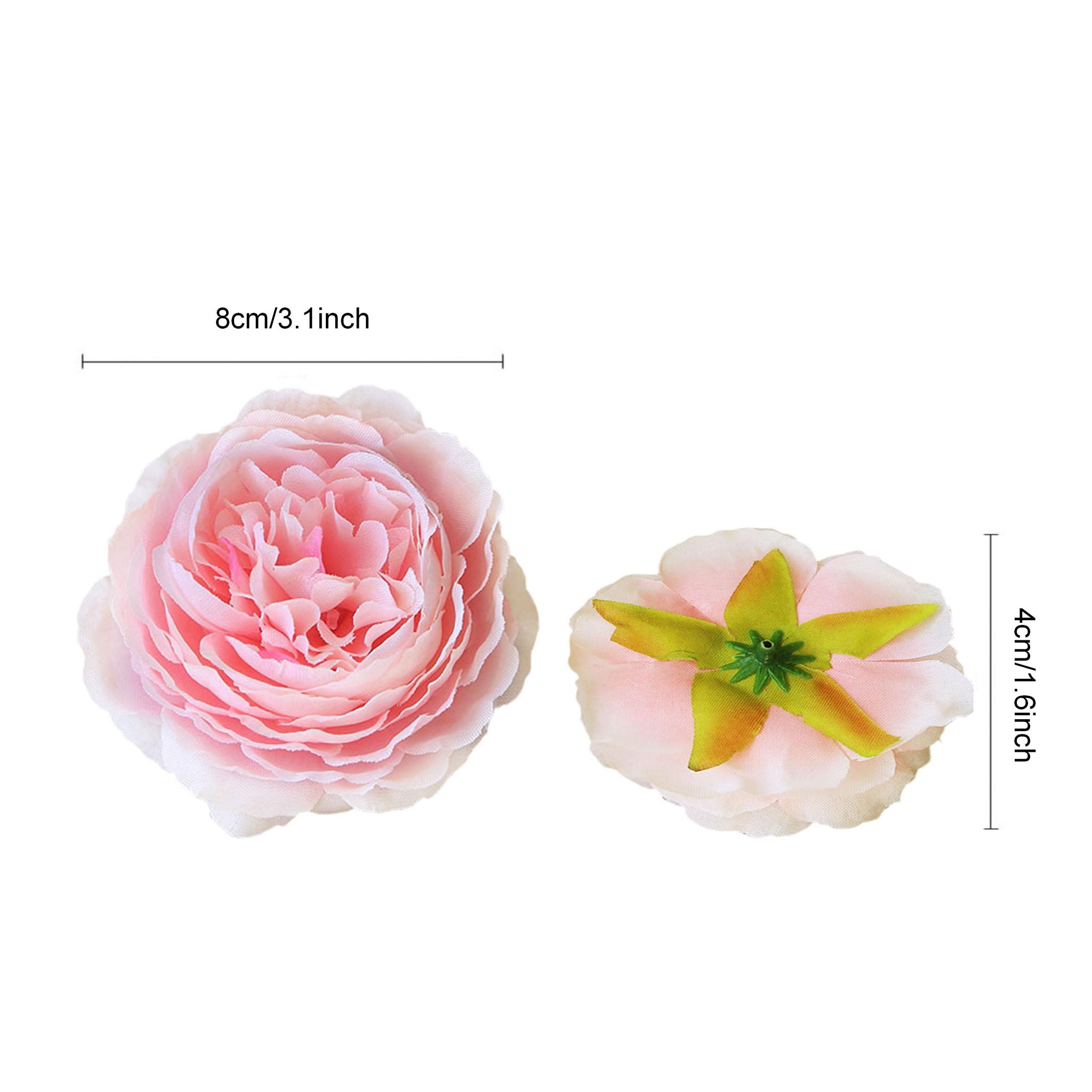 Small Silk Peony Bulk Flowers Fake Peonies 50pcs
