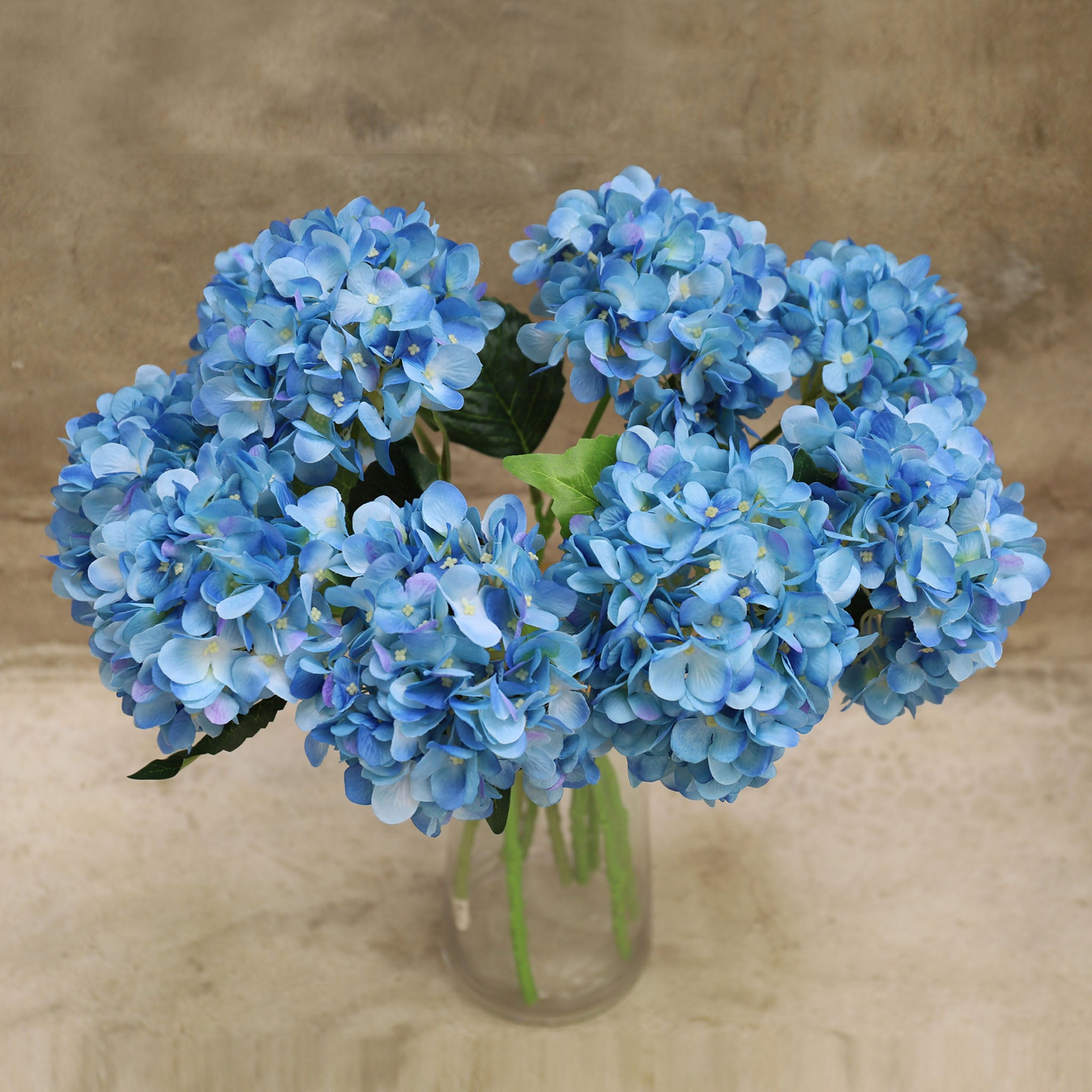 Dark Blue Hydrangea Wedding Flowers Silk Hydrangea
