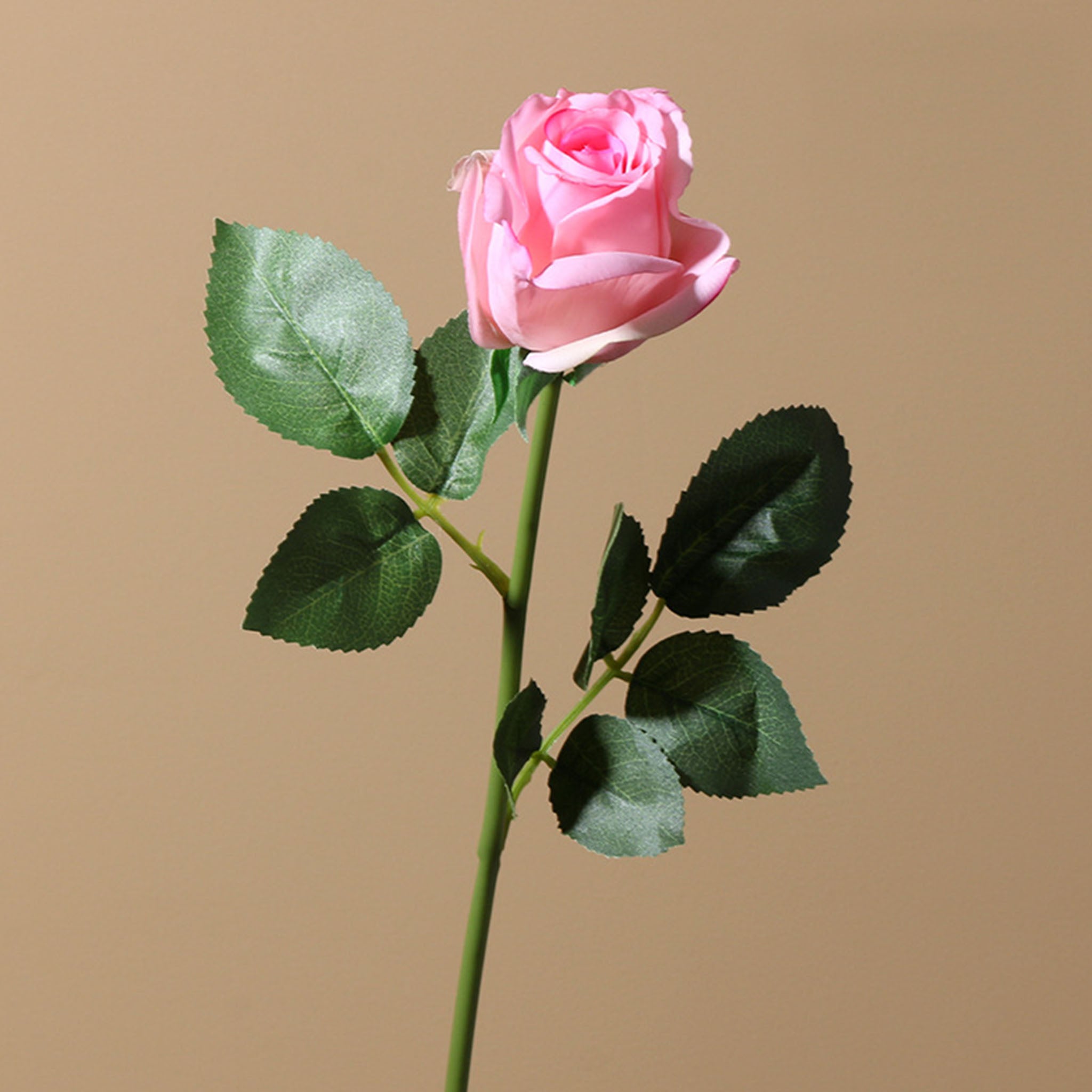 Realistic Flowers Real Touch Half Open Roses 22"