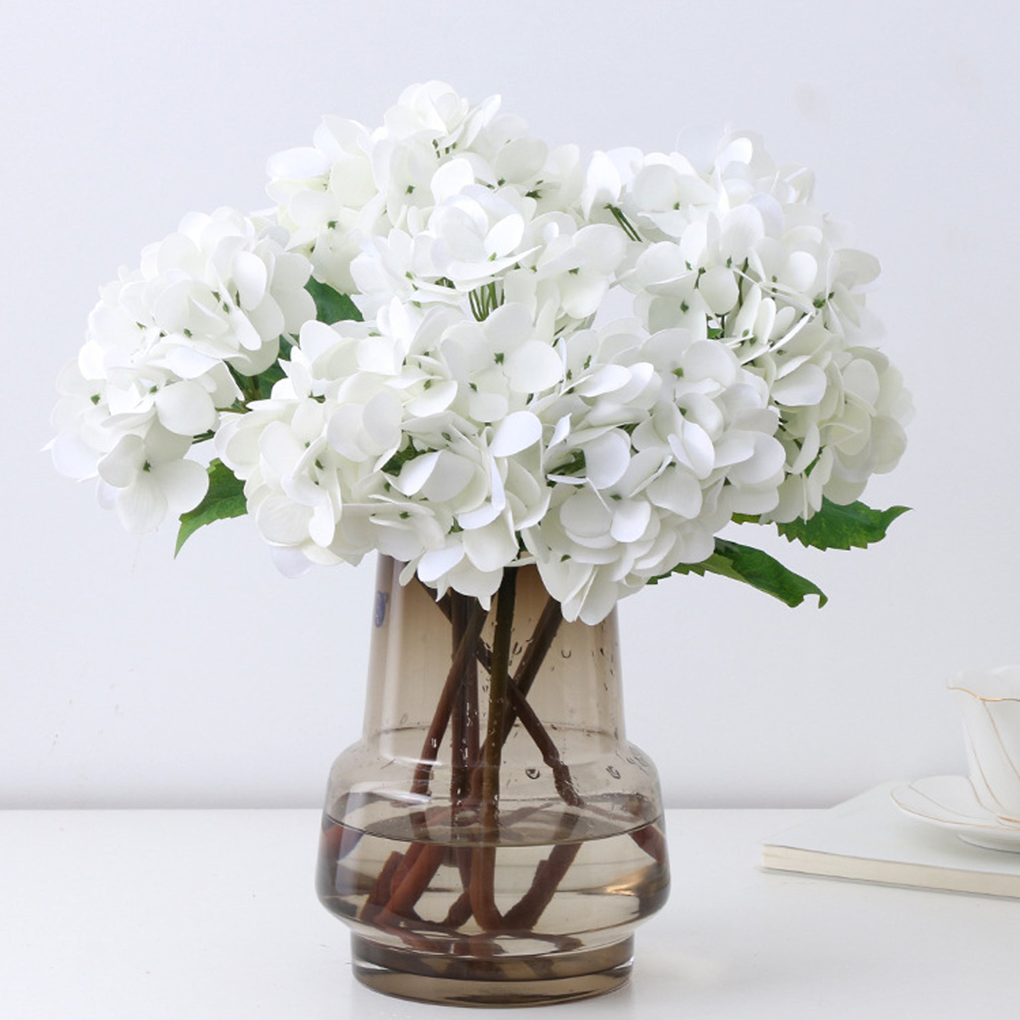 Small Blooms Fake Hydrangea Stem