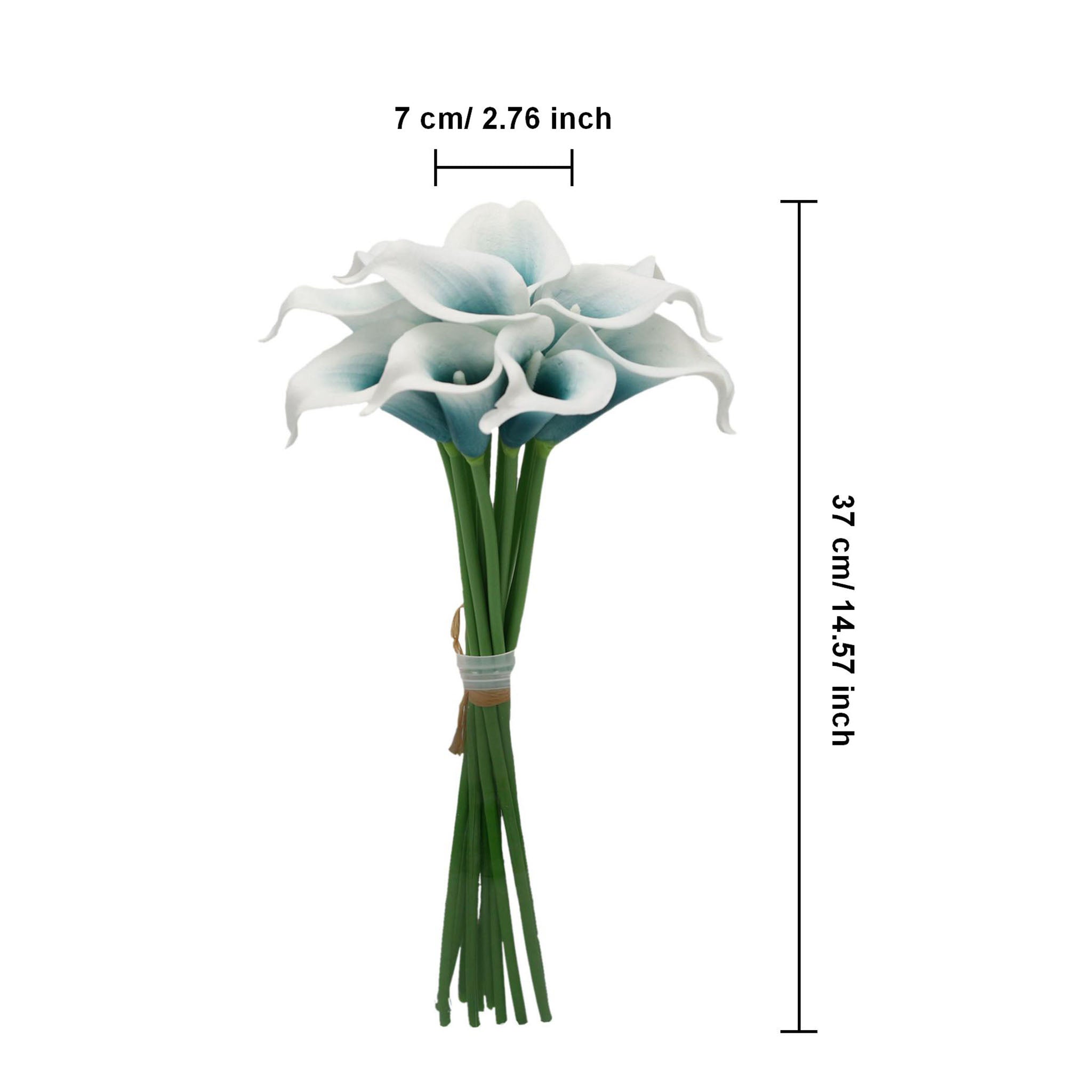 Oasis Teal Wedding Flowers Teal Blue Calla Lily Bouquet