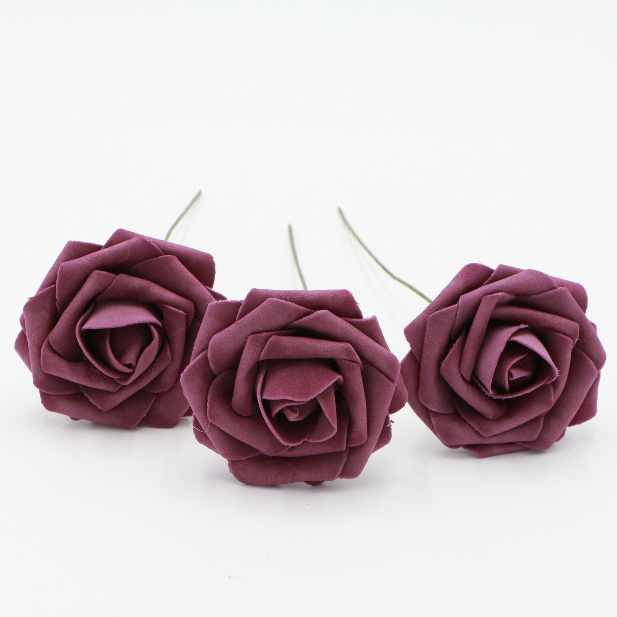Plum Rose Flowers Artificial Flower Fake Roses