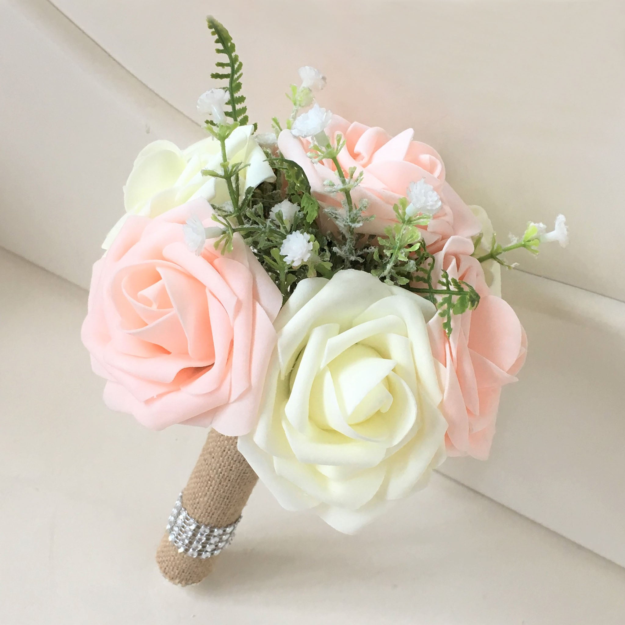 Flower Girl Bouquet Blush Ivory Small Bouquet