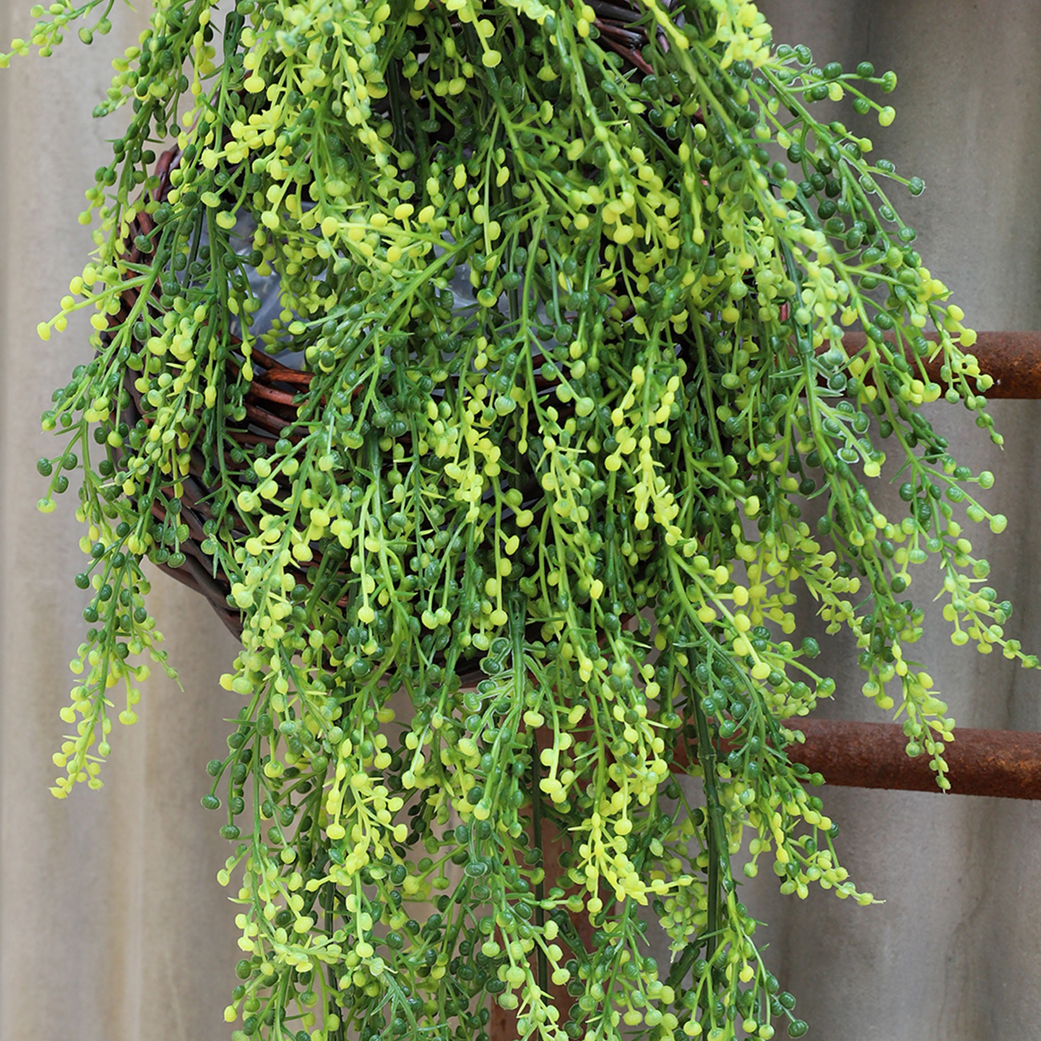 Artificial Hanging Plants for Wall Basket Planters