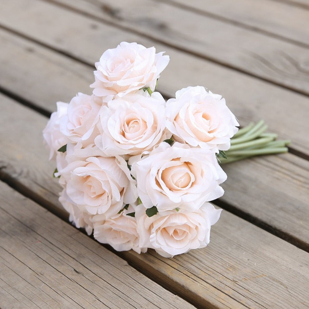Wedding Bouquet Flowers Silk Rose Bouquet for Bridesmaid
