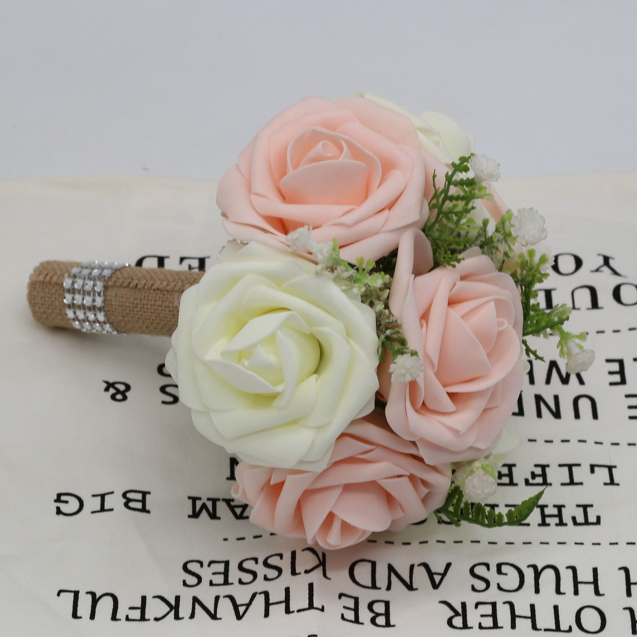 Flower Girl Bouquet Blush Ivory Small Bouquet