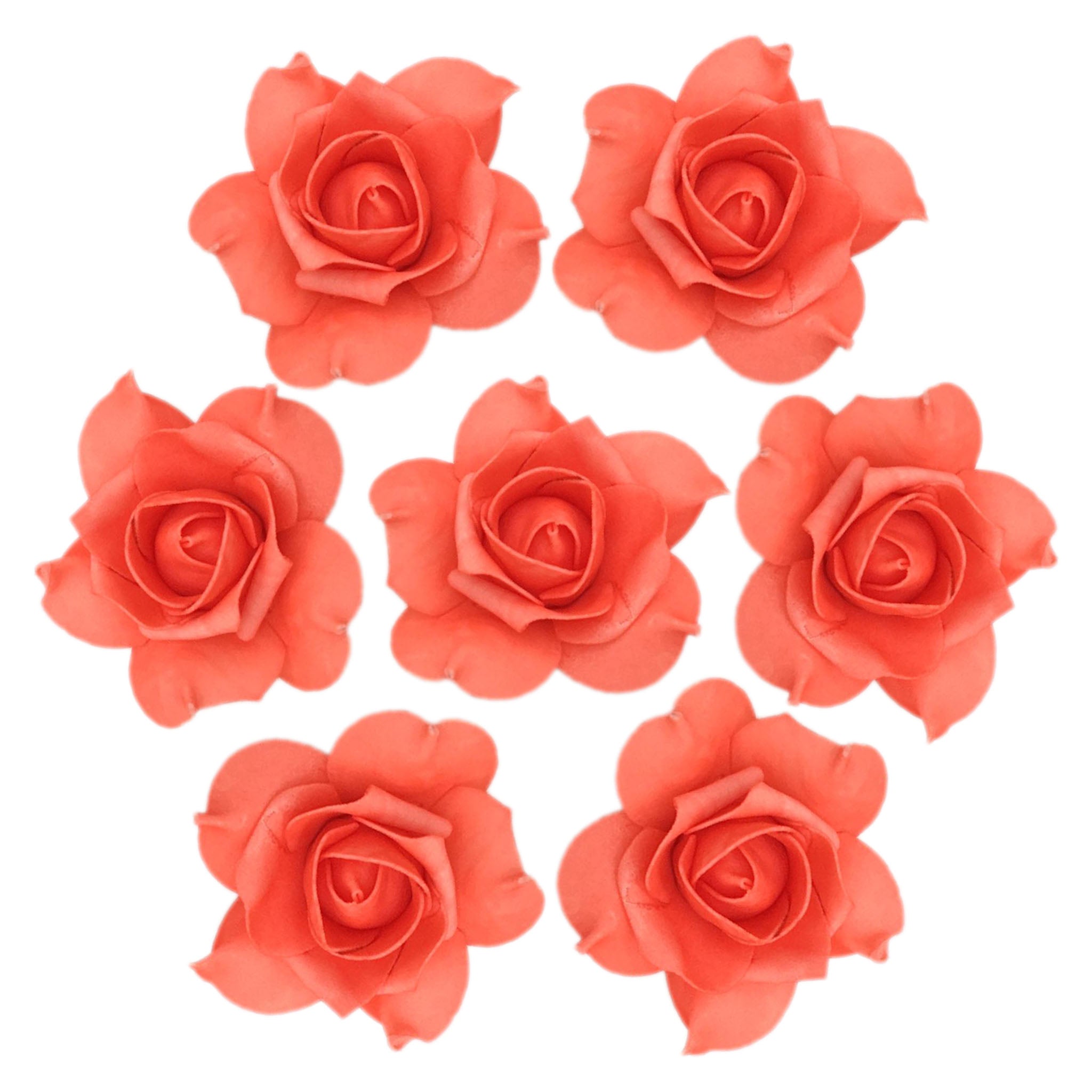 Bulk Flowers Heads Artificial Roses Wholesale 100 pcs for DIY Flower Balls