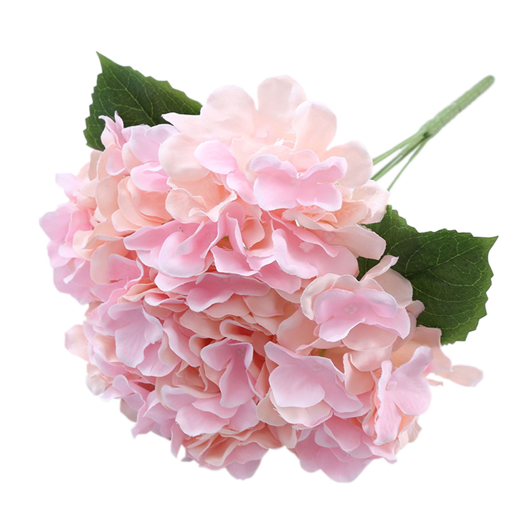 Small Artificial Hydrangea Bunch Blue White Pink Yellow