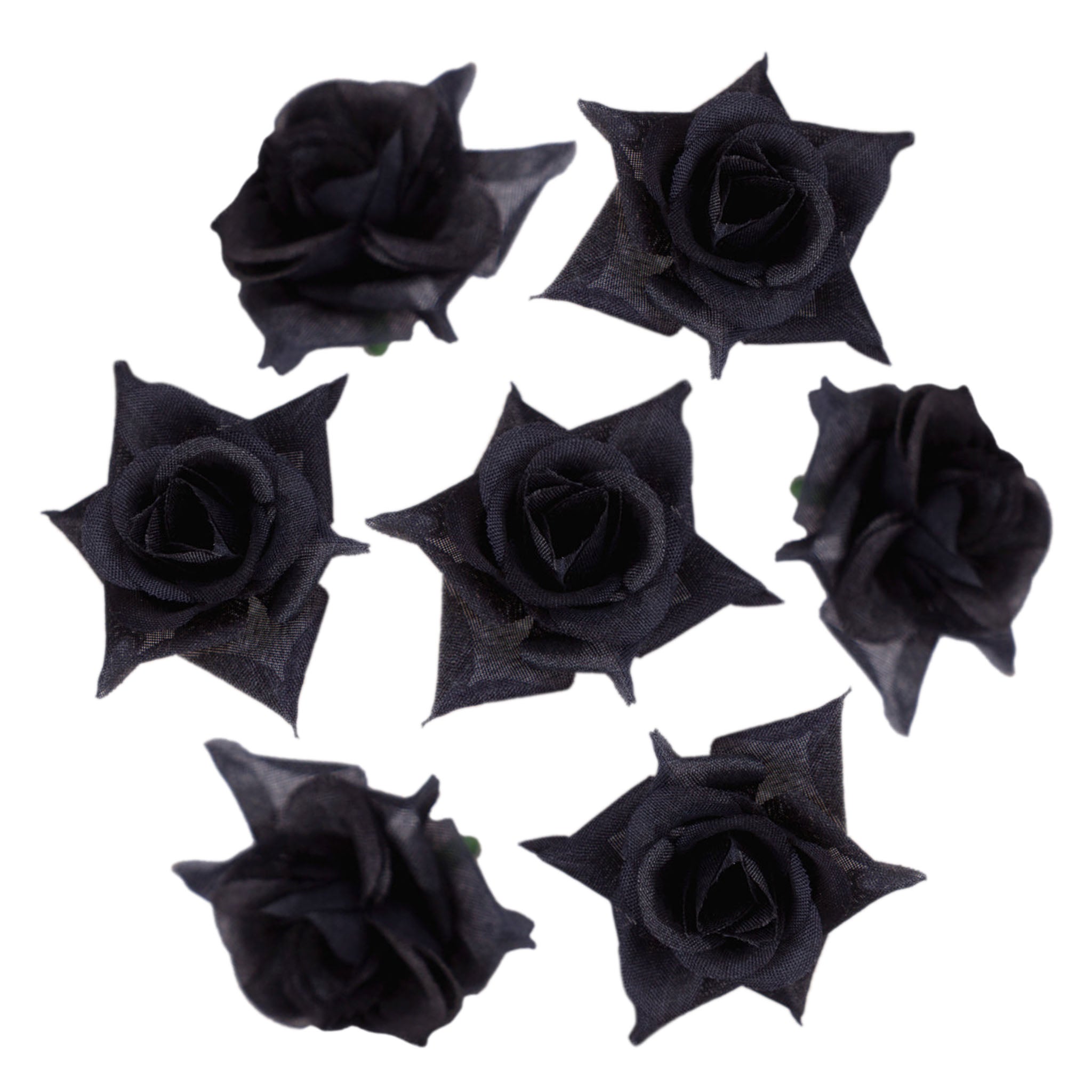 Silk Rose Heads Small Artificial Flowers 100PCS