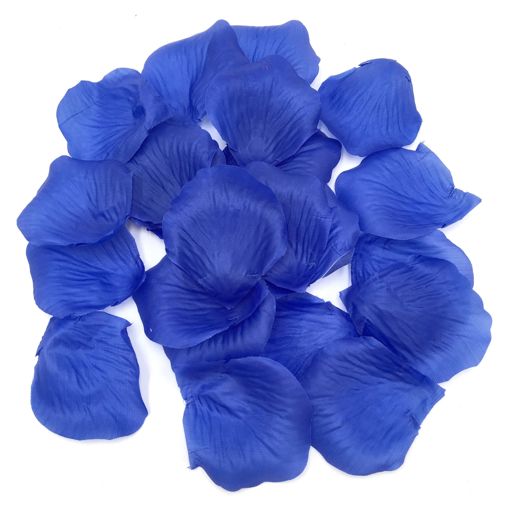 Royal Blue Silk Flower Petals Bulk Aisle Runner Confetti 1000pcs