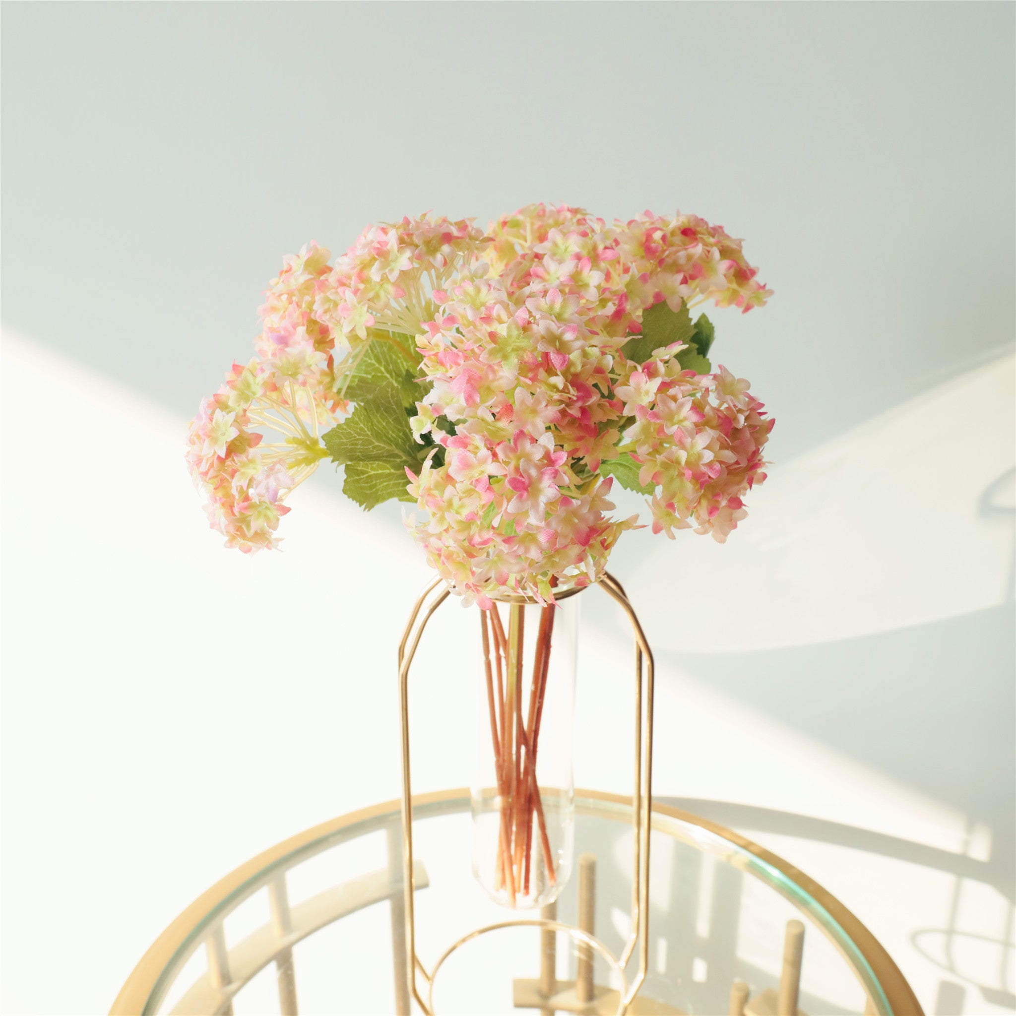 Faux Hydrangea Bundle Mini Hydrangeas Flowers