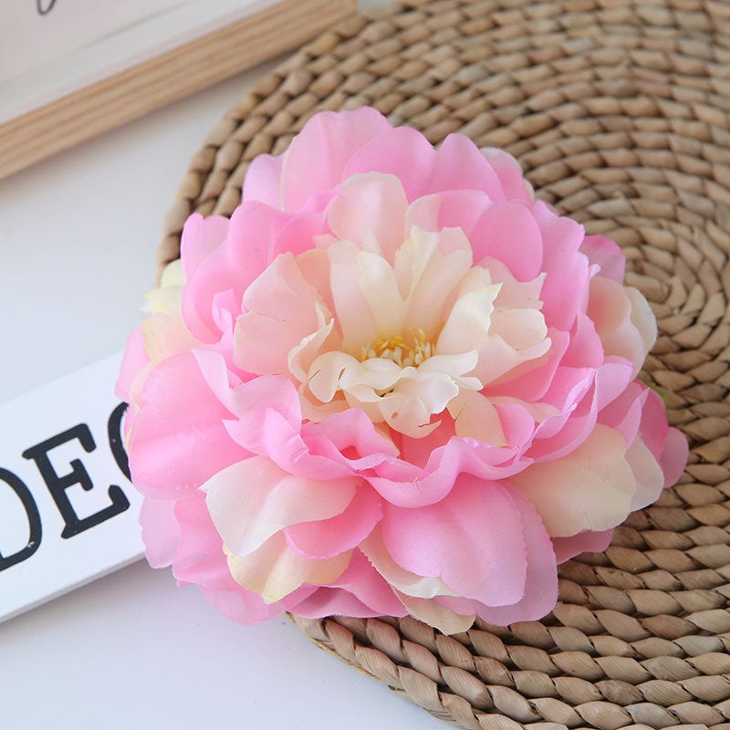 Silk Peony Flower Heads Artificial Peonies Large Flowers