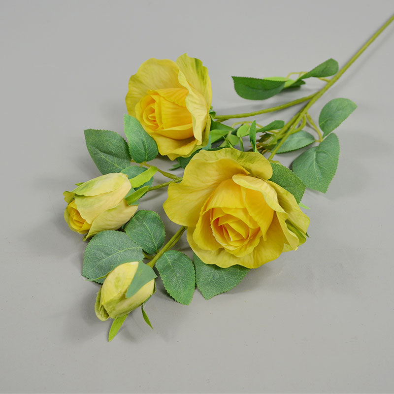 Artificial Rose Flowers Spray Roses Decor