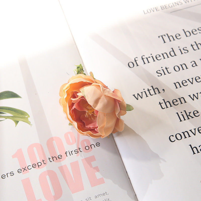 Small Silk Peony Flower Heads Artificial Flowers