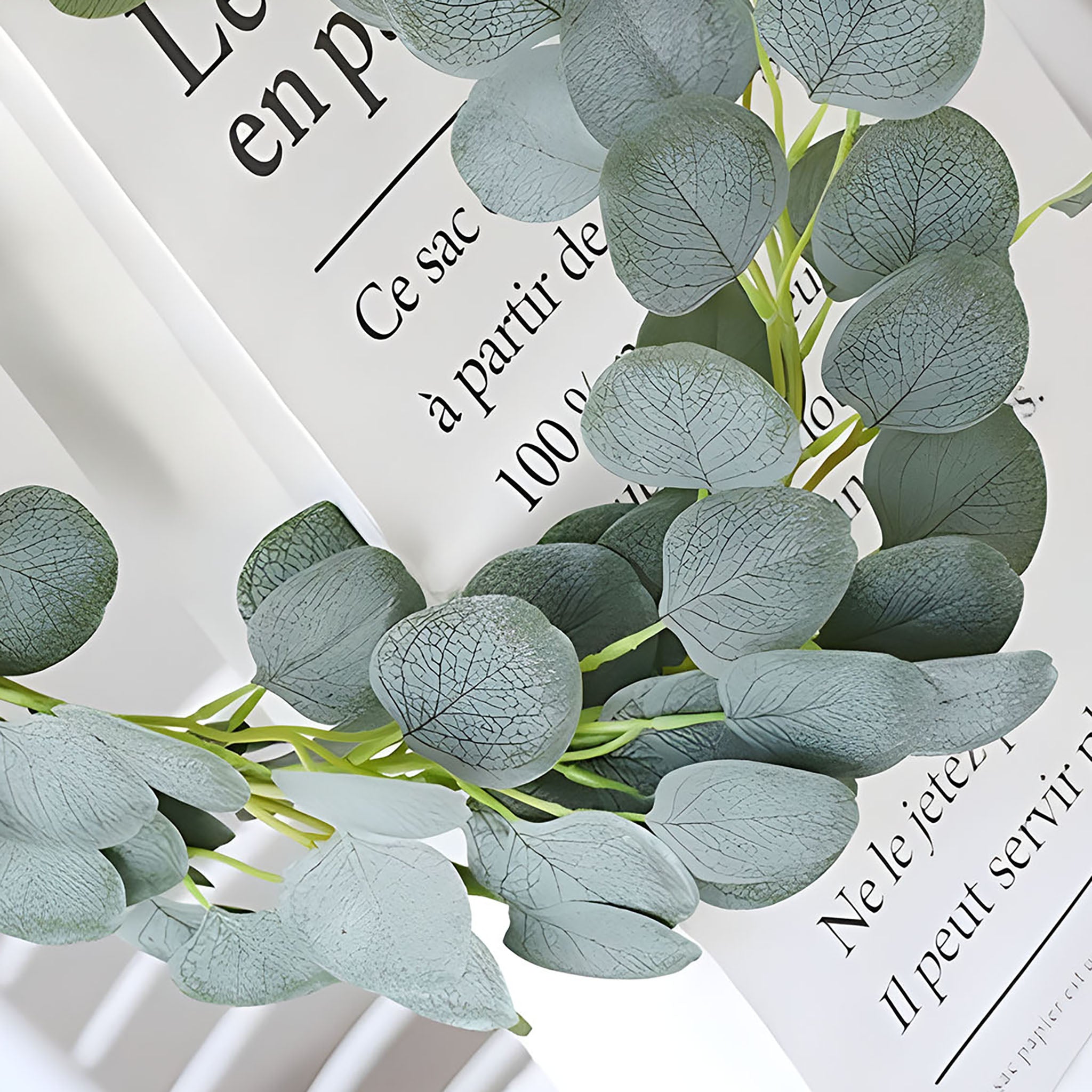 Faux Eucalyptus Hanging Plant Leaf Garland