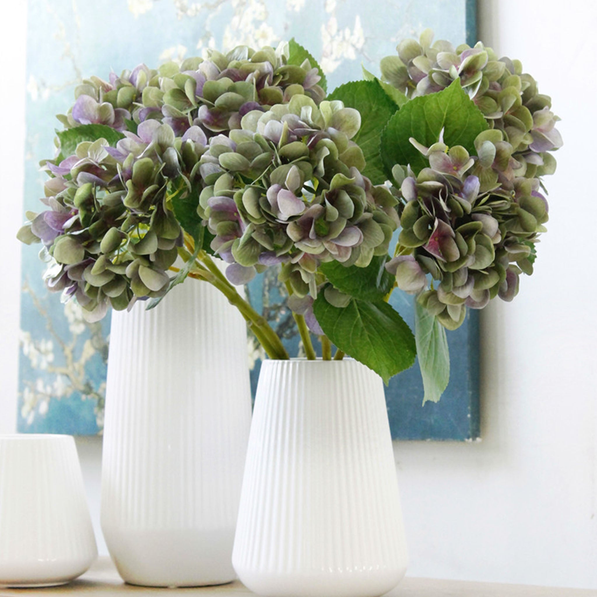 Artificial Hydrangea Flowers Silk Hydrangeas