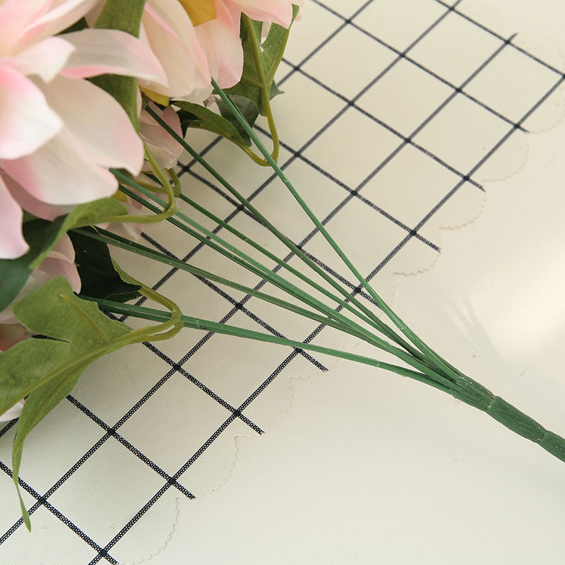 Artificial Dahlia Flowers Home Wedding Floral Arrangement