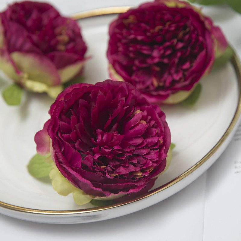 Wholesale Silk Peony Flower Heads Bulk Peonies