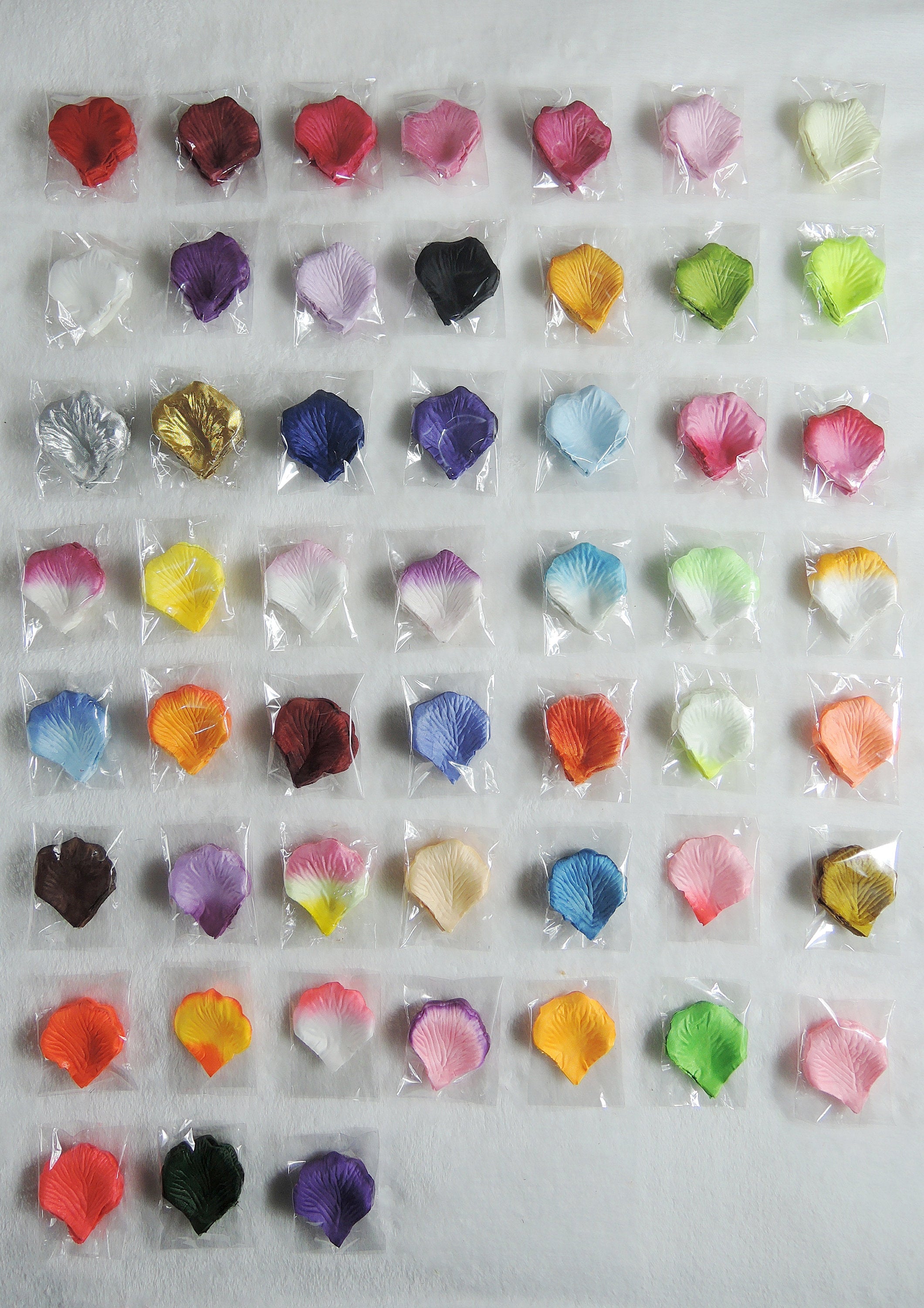 Wholesale Flower Petals Fake Rose Petals Multi Colors 1000pcs