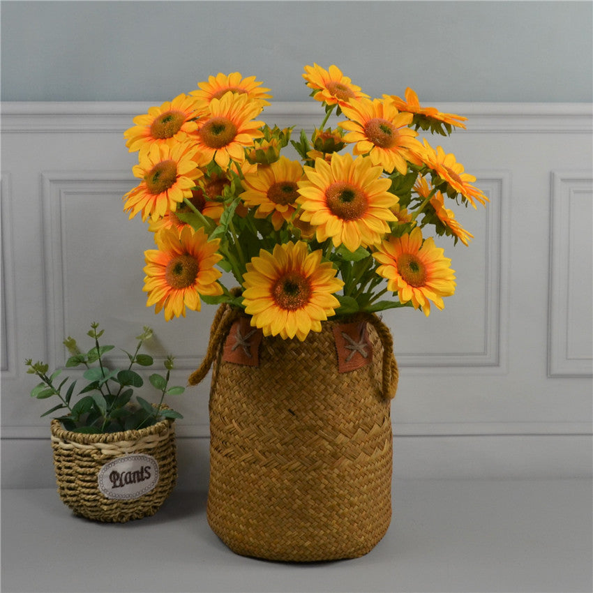 Artificial Sunflower Bunch 21 inch Tall