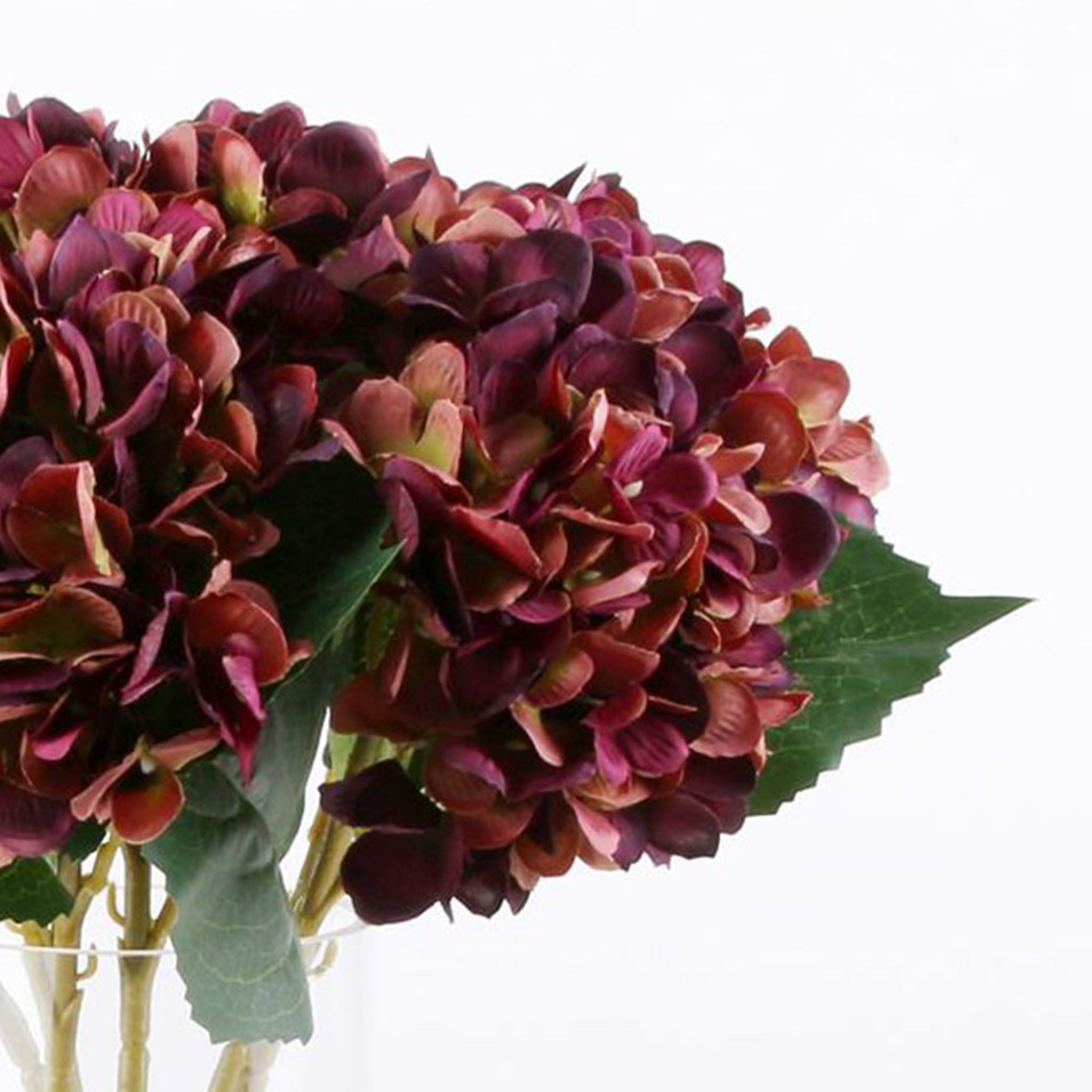 Artificial Hydrangea Bush for Flower Arrangement