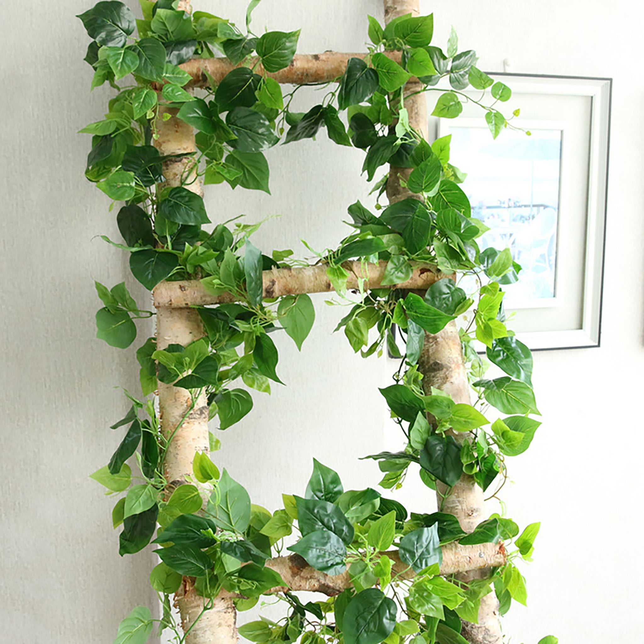 Artificial Hanging Plants Leaf Garland 100"