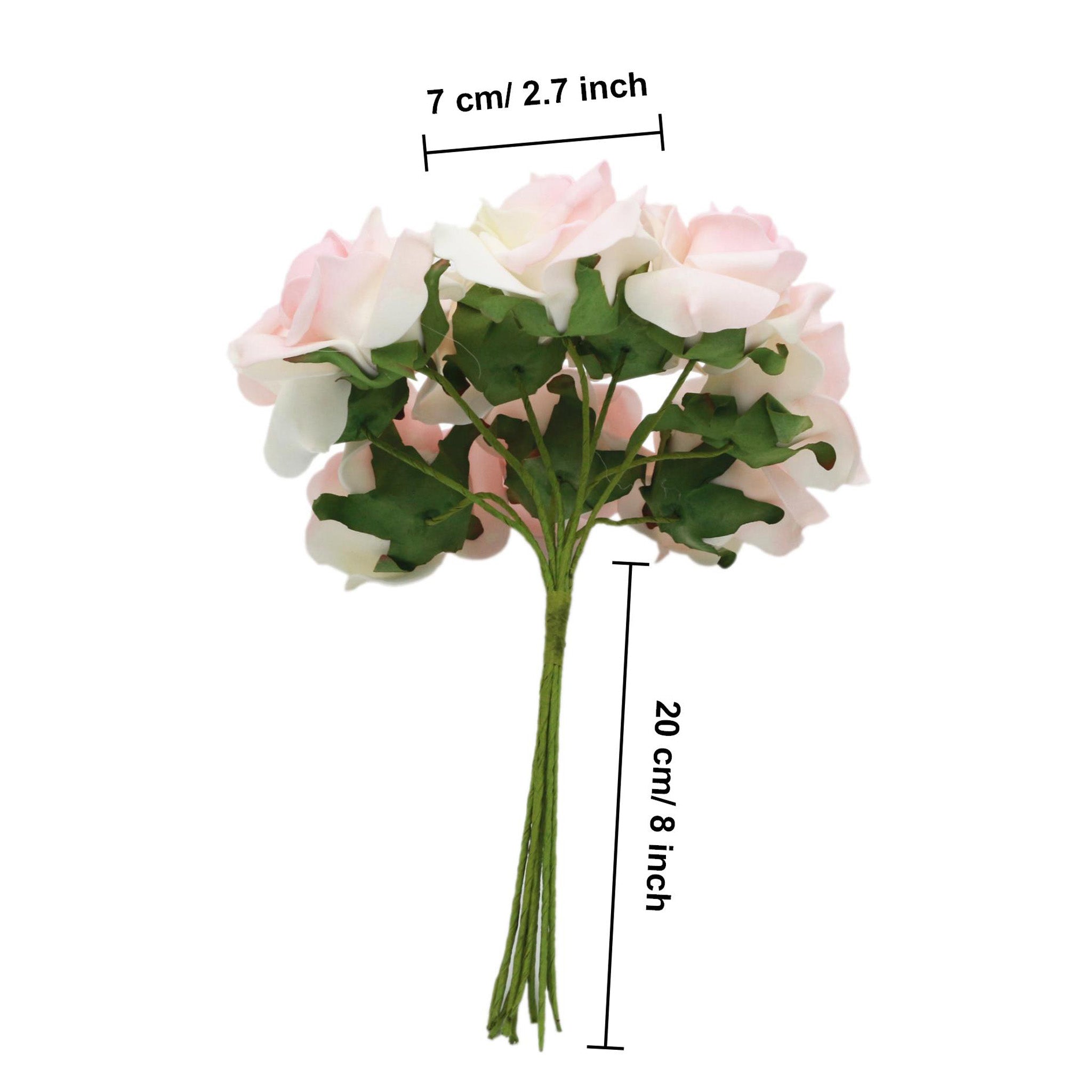 Light Pink Roses Artificial Flowers Wedding