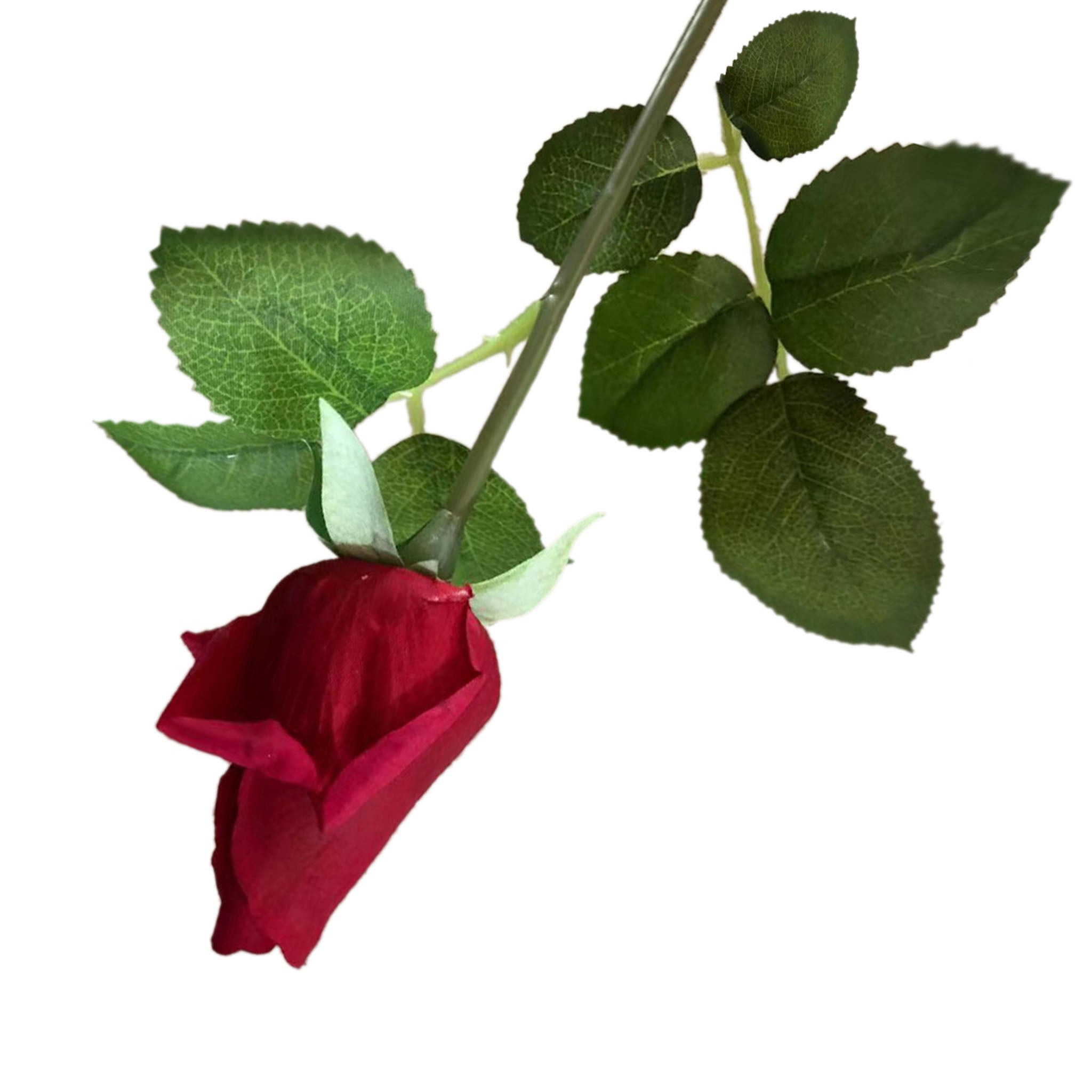 Real Touch Flowers Silk Rosebud Faux Flower
