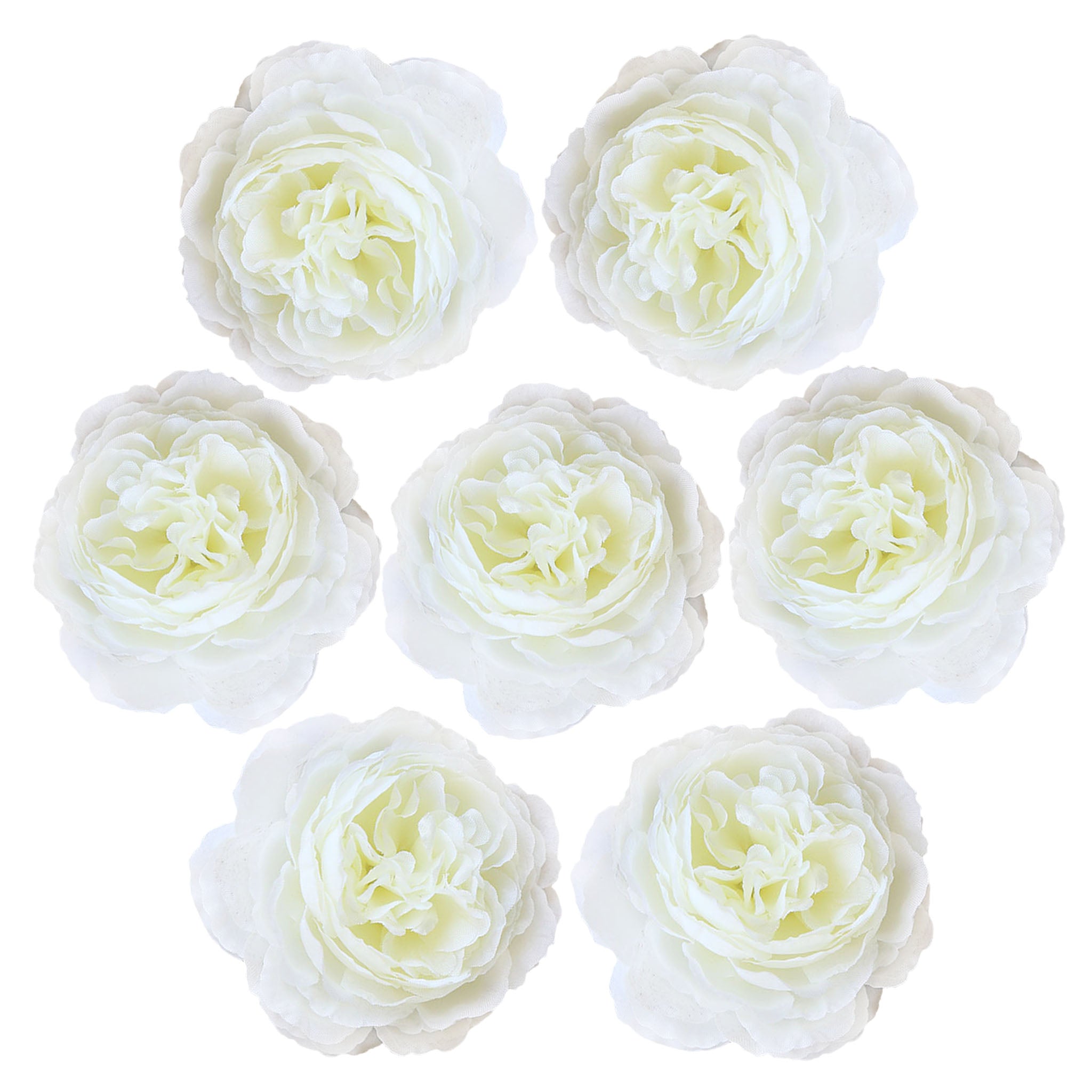 Small Silk Peony Bulk Flowers Fake Peonies 50pcs