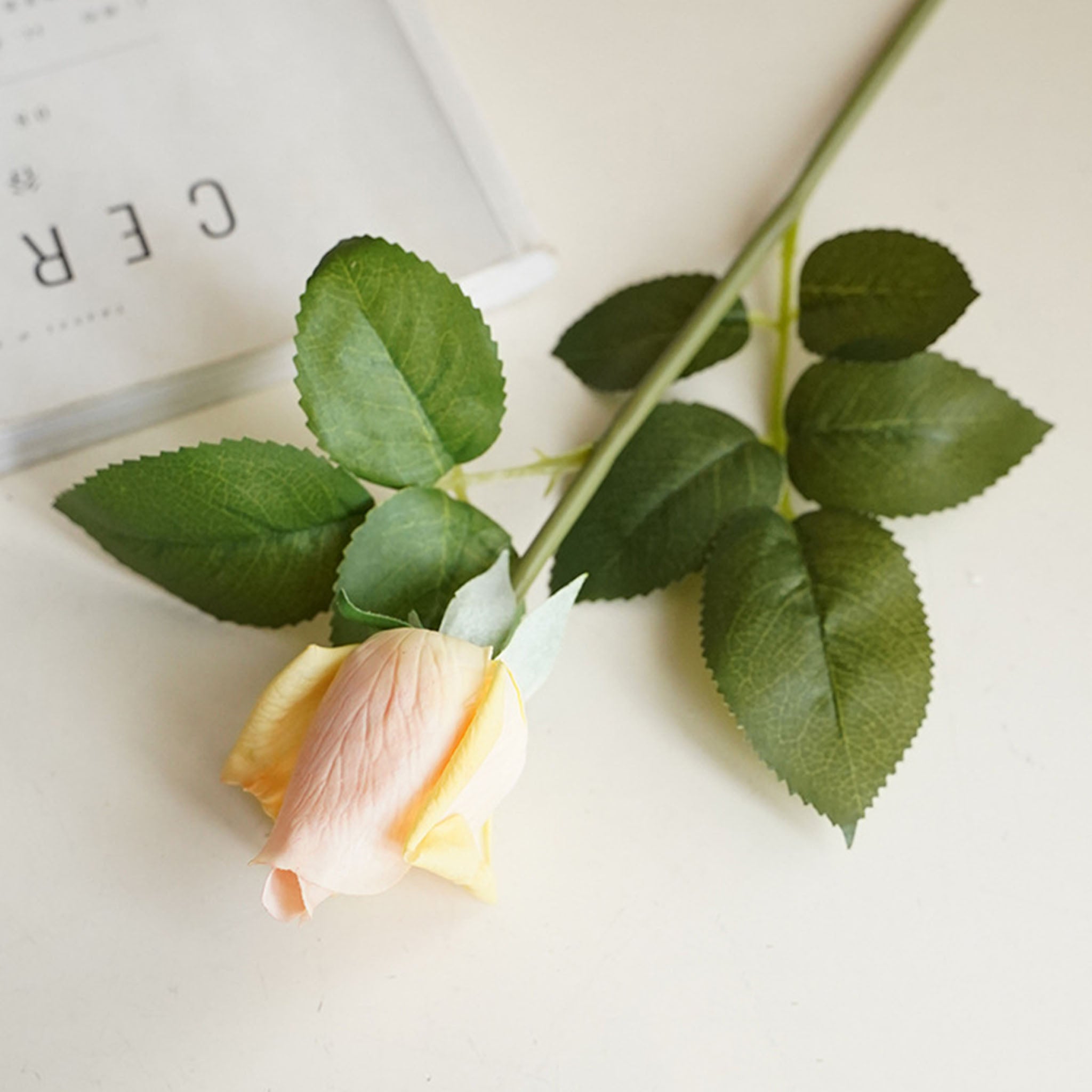 Real Touch Flowers Silk Rosebud Faux Flower